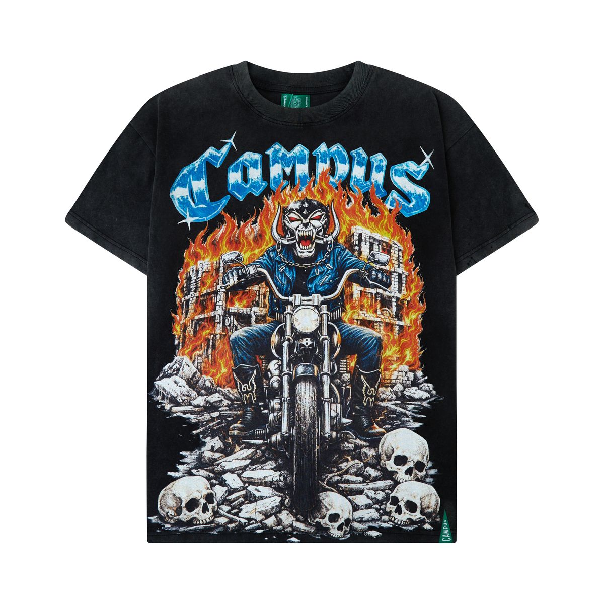 Campus Goods "CHOPPER TEE BLACK"