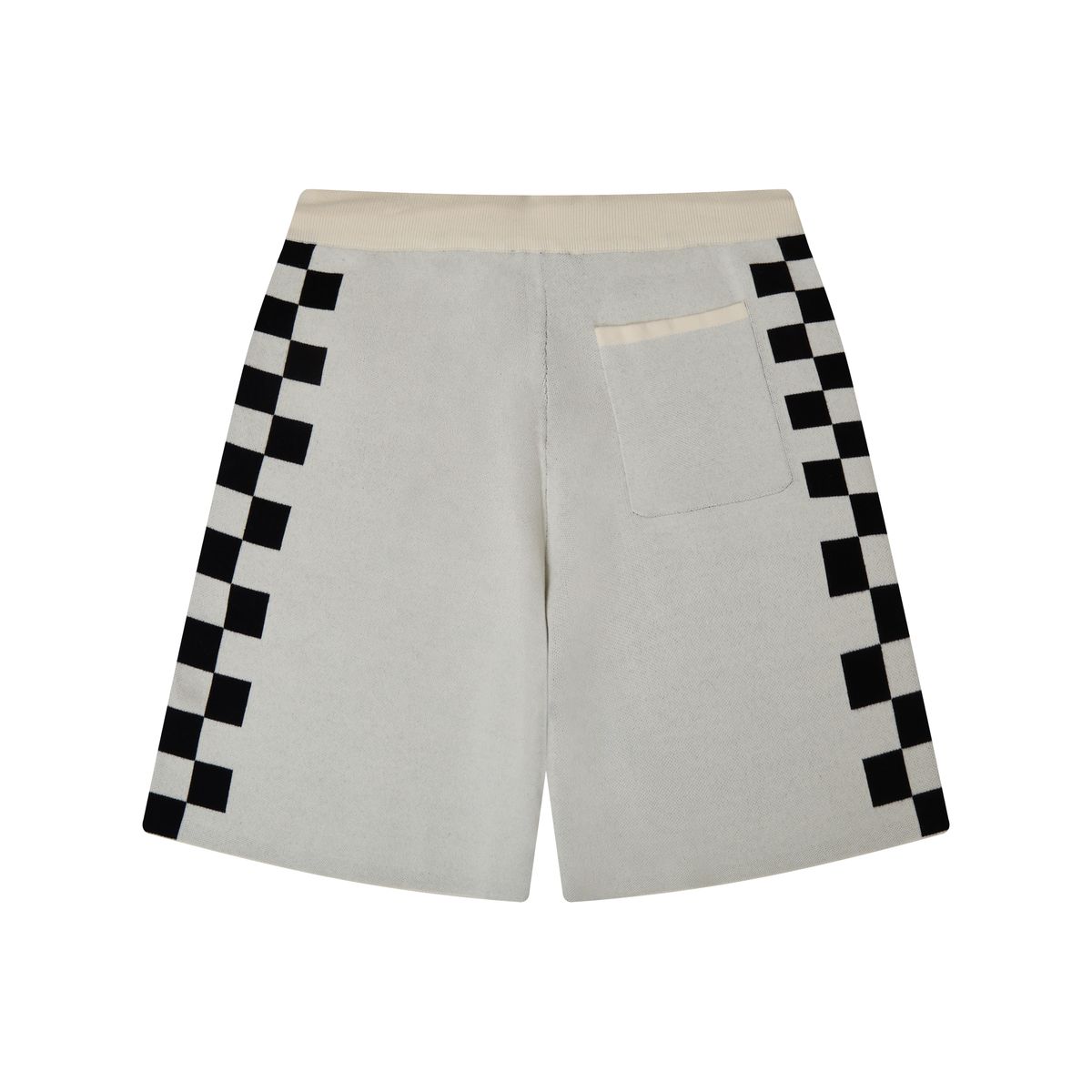Campus Goods "CHECKERED JACQUARD SHORT CREAM"