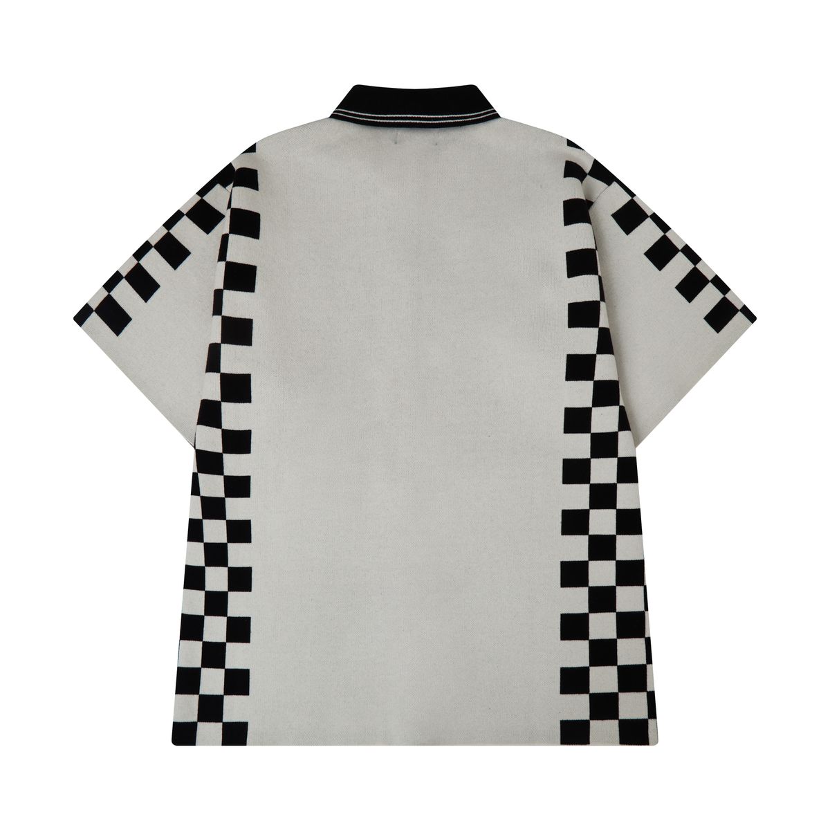 Campus Goods "CHECKERED JACQUARD SHIRT CREAM"