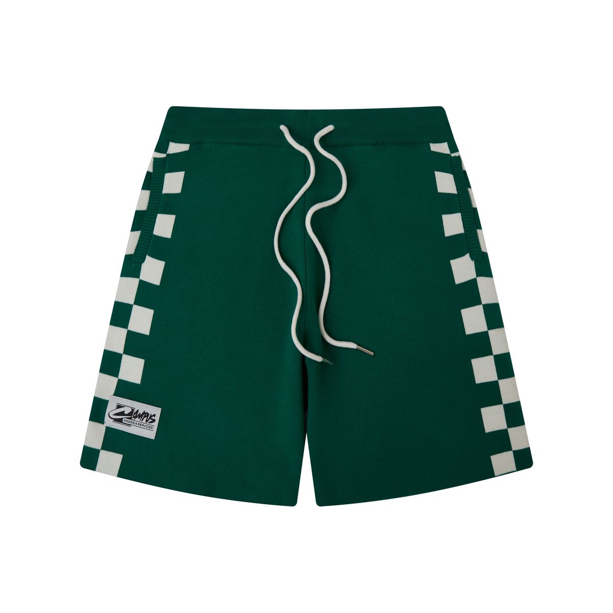Campus Goods "CHECKERED JACQUARD SHORT GREEN"