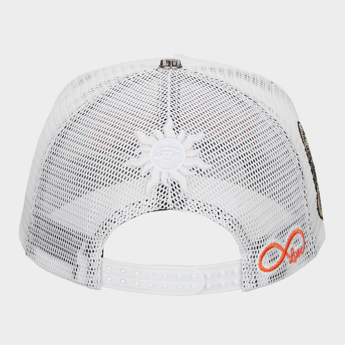 GS Forever Trucker Hat (White/Blue/Orange)