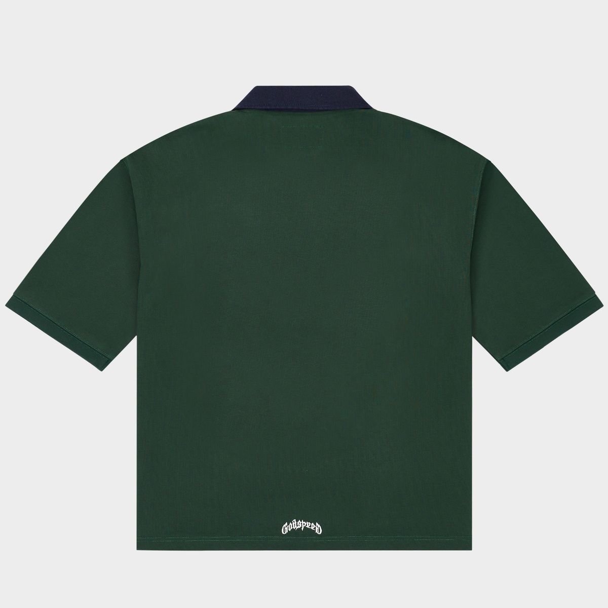Godspeed “Victor Minimal Crest Polo" (Green/Blue)