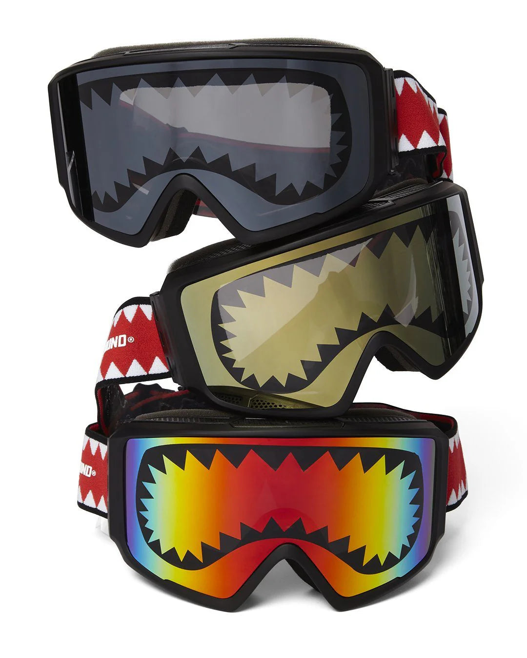 SPRAYGROUND SHARK GOGGLES WITH 3 INTERCHANGEABLE LENS