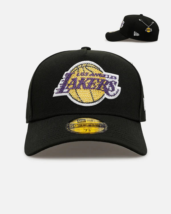 New Era 59Forty A-Frame Fitted "Los Angeles Lakers" 60861381 Draft Day Rhinestone