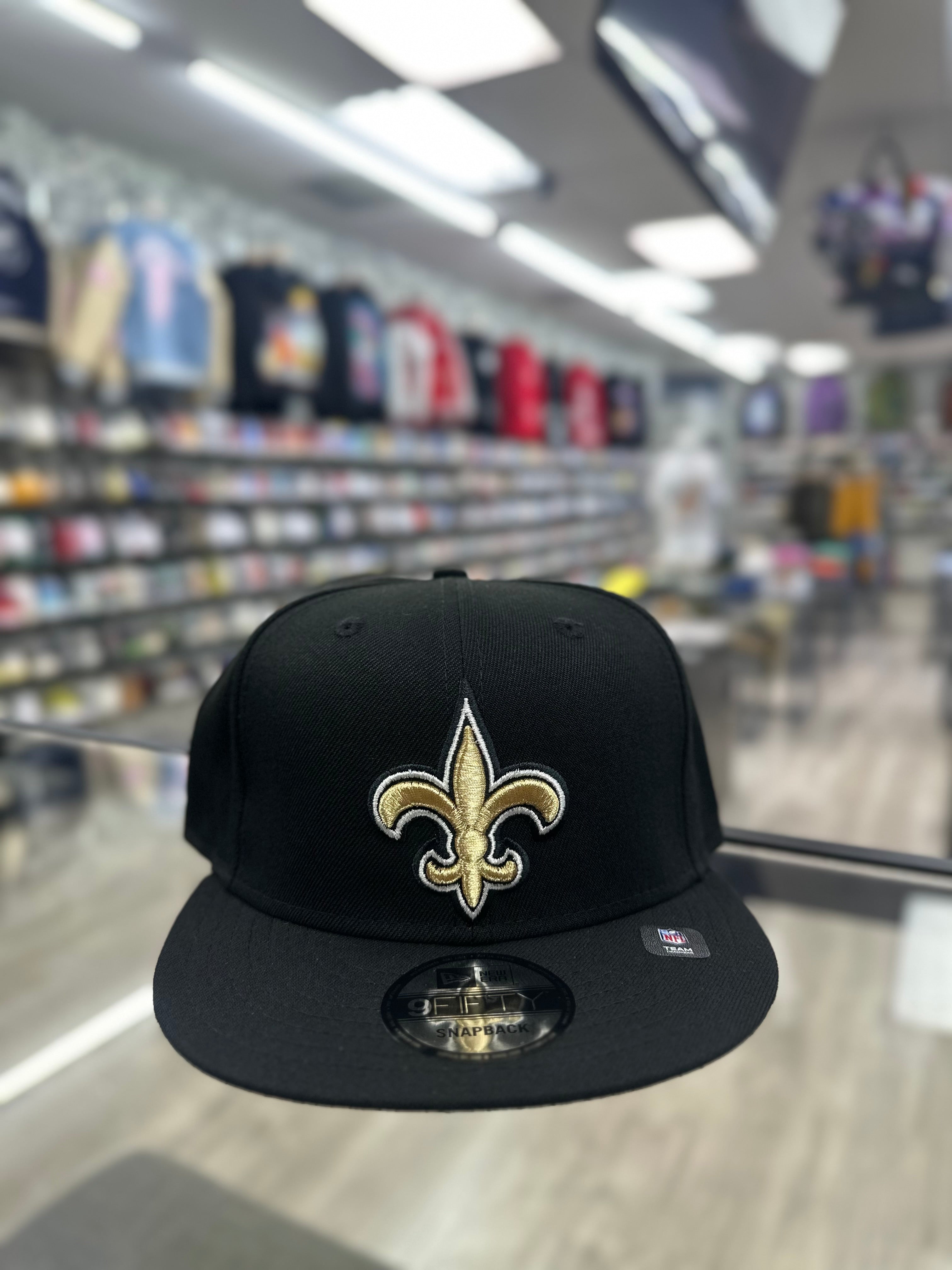 NEW ERA 9FIFTY "NEW ORLEANS SAINTS BLACK PRIMARY" SNAPBACK HAT