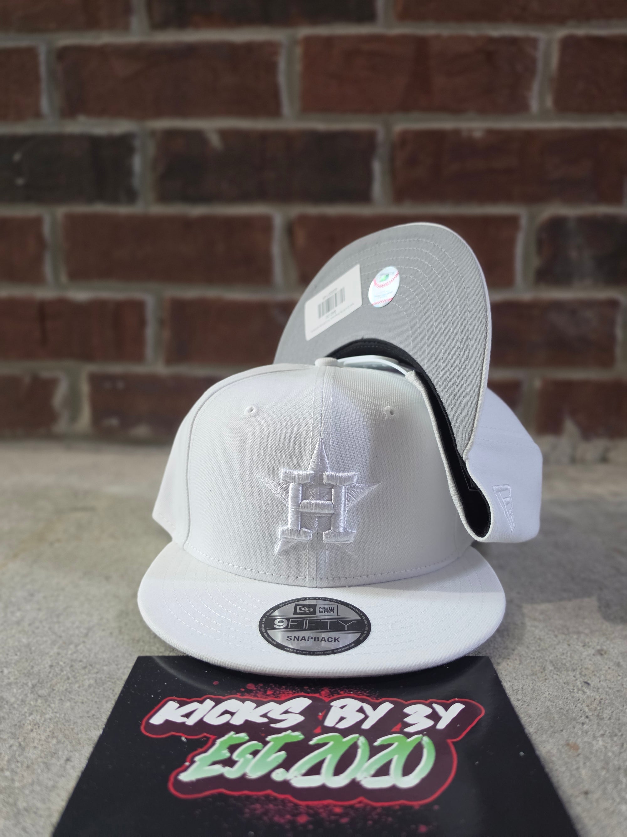 New Era 9Fifty Snapback "HOUSTON ASTROS" TRIPLE WHITE 60440169