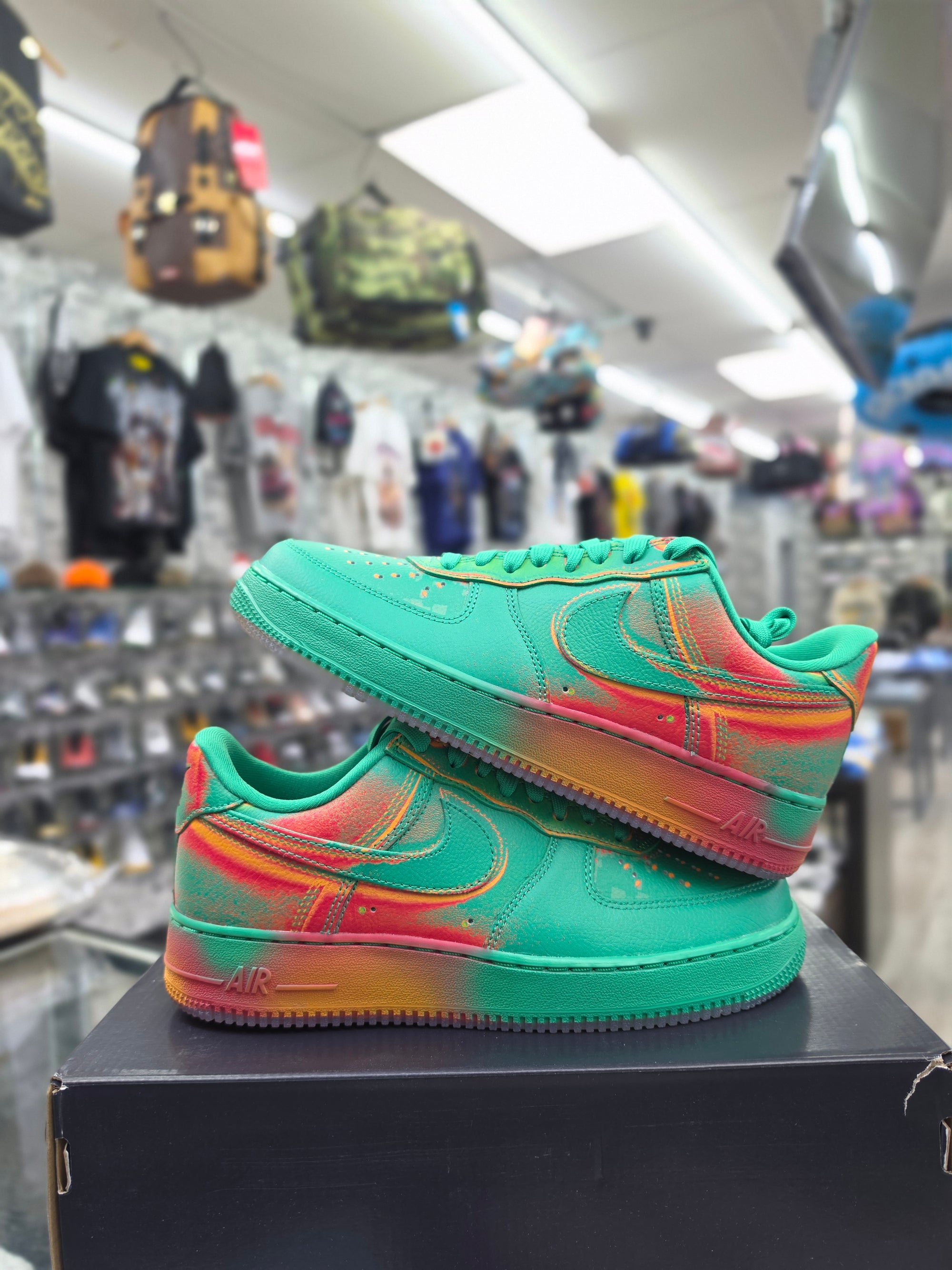 Nike Air Force 1 Low "Stadium Green Crimson" IB6834-300