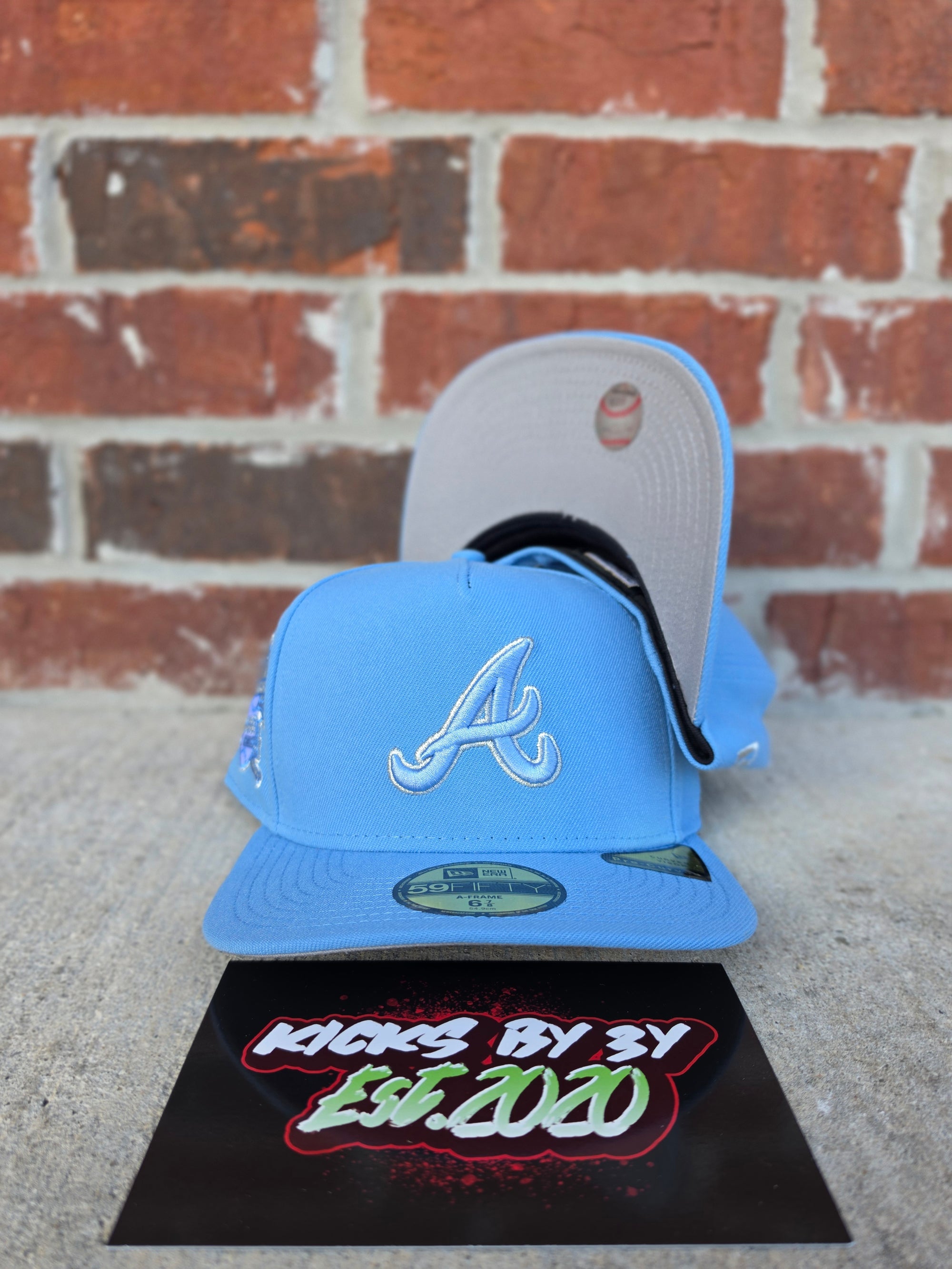 New Era 59Fifty Fitted A-Frame "Atlanta Braves" 30th Year Anniversary Triple Blue