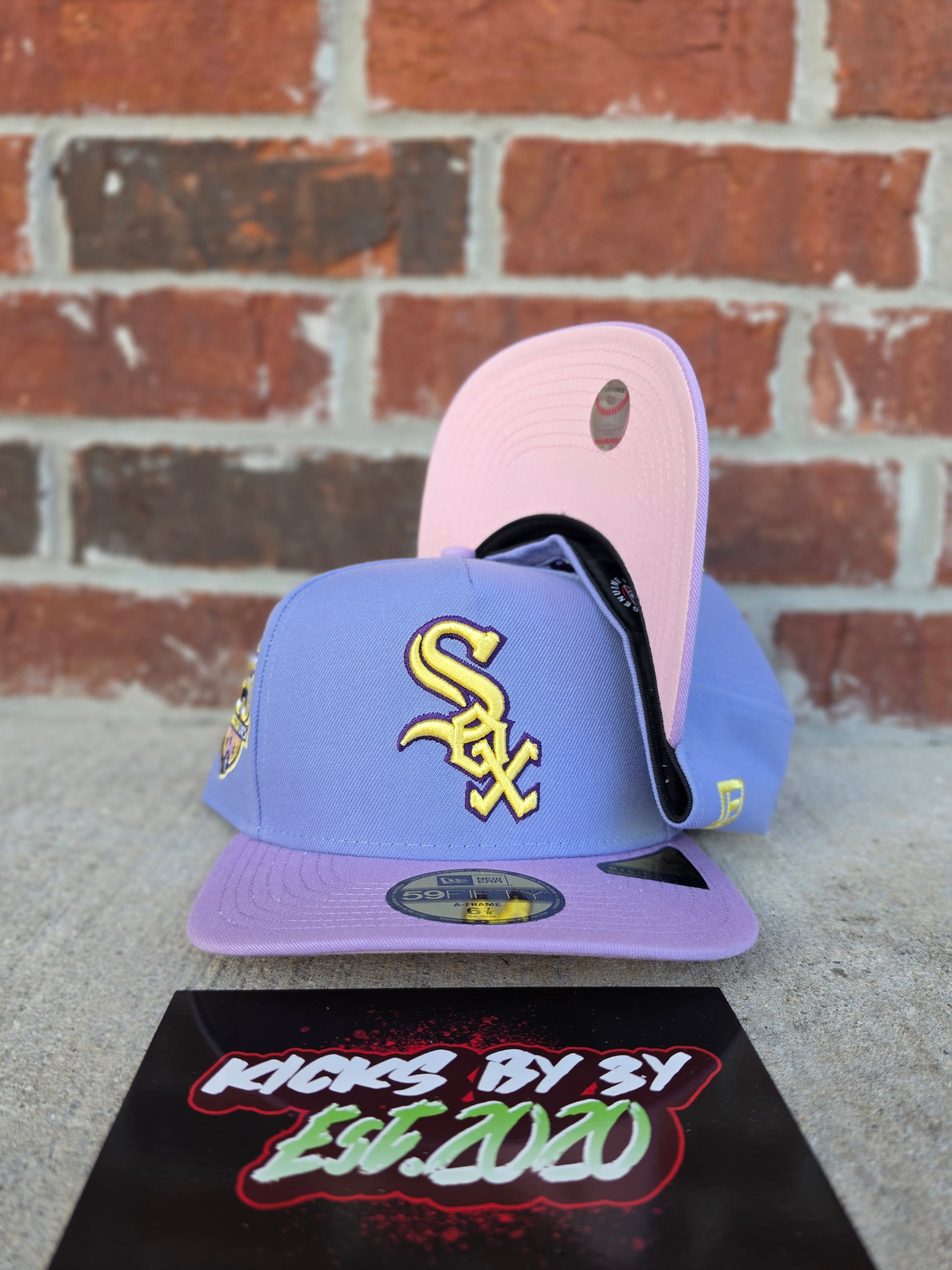 New Era 59Fifty Fitted A-Frame "Chicago White Sox" 125th Year Anniversary Violet Purple