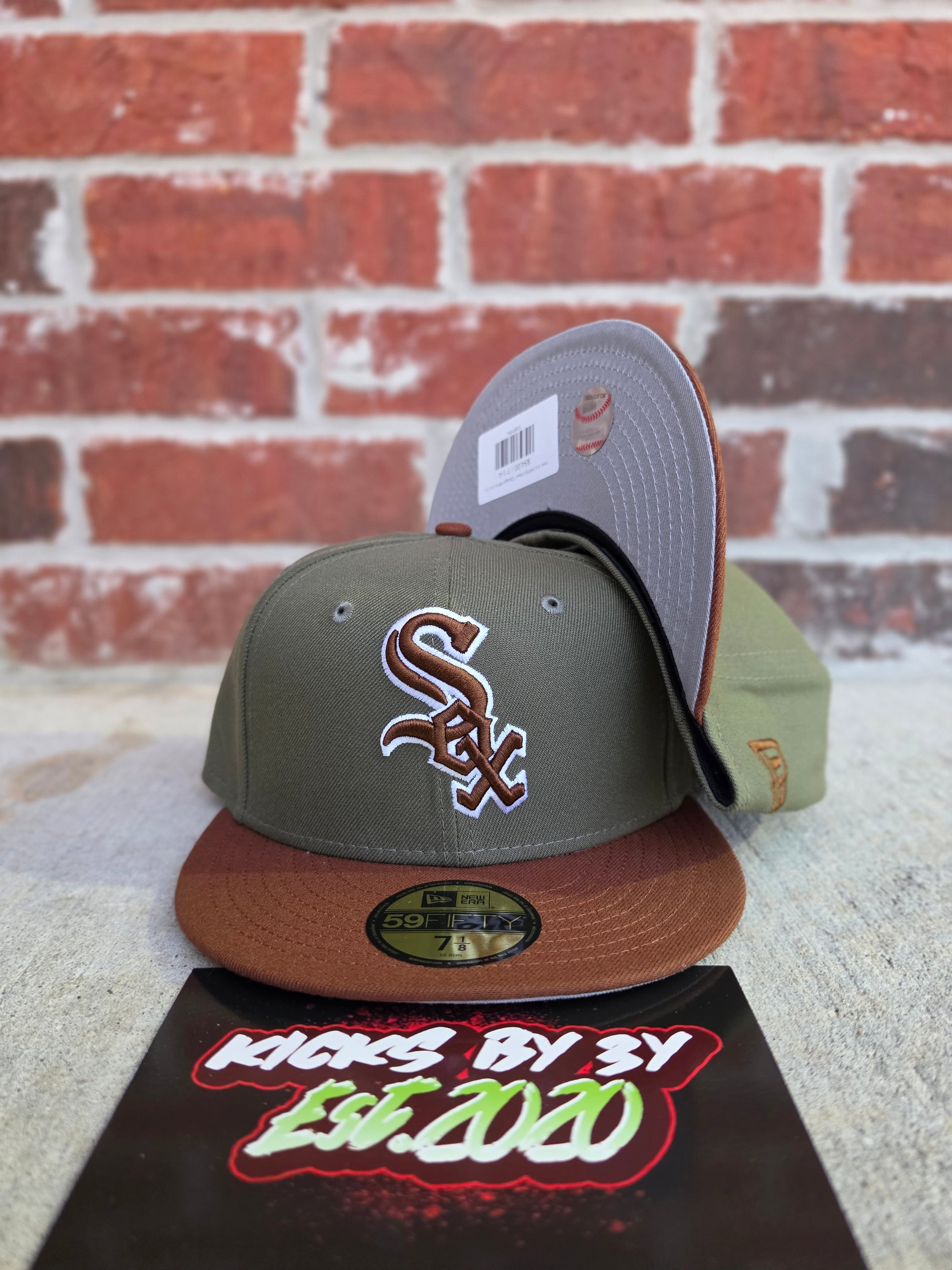 New Era 59Fifty Fitted "Chicago White Sox" 60904021 Brown/Olive