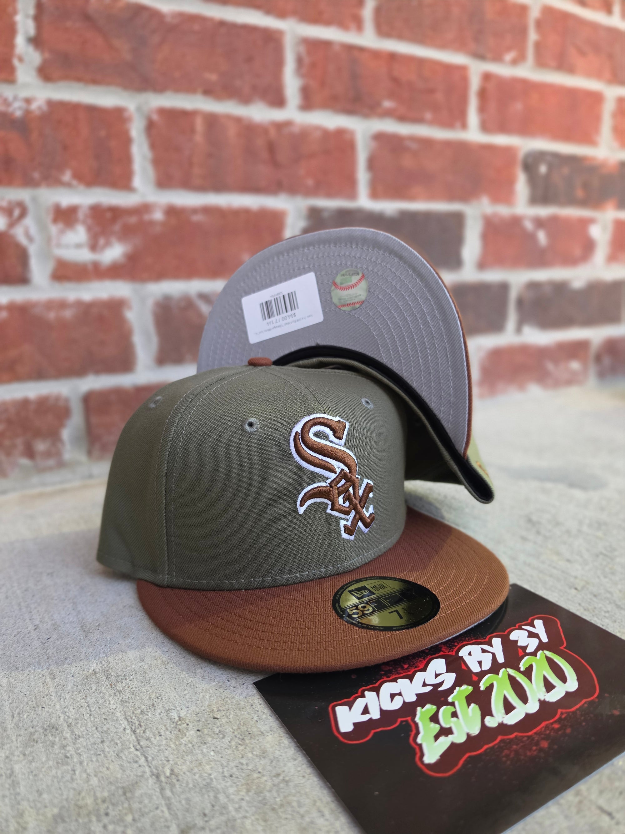 New Era 59Fifty Fitted "Chicago White Sox" 60904021 Brown/Olive
