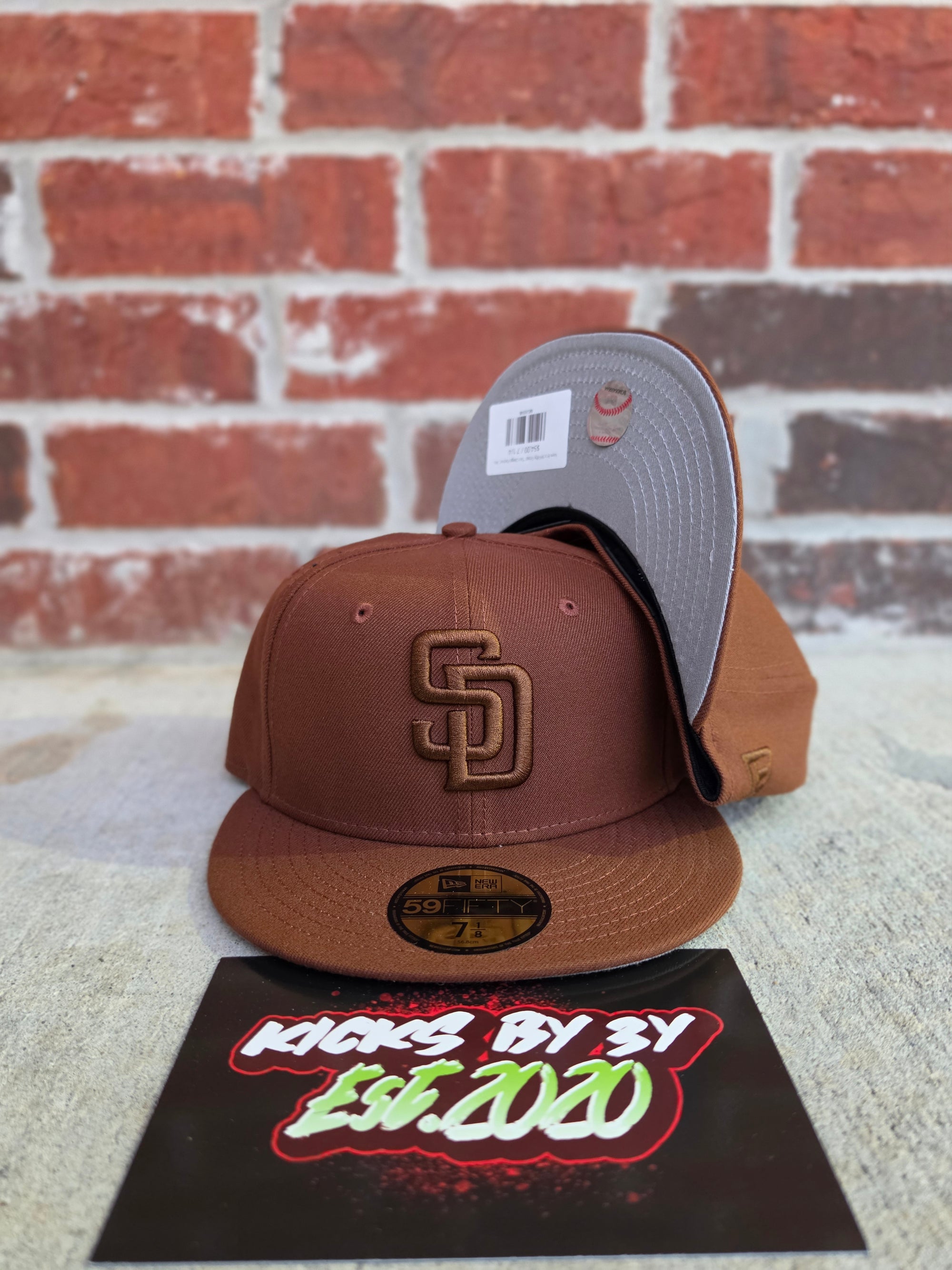 New Era 59Fifty Fitted "San Diego Padres" Mocha Brown 60904111