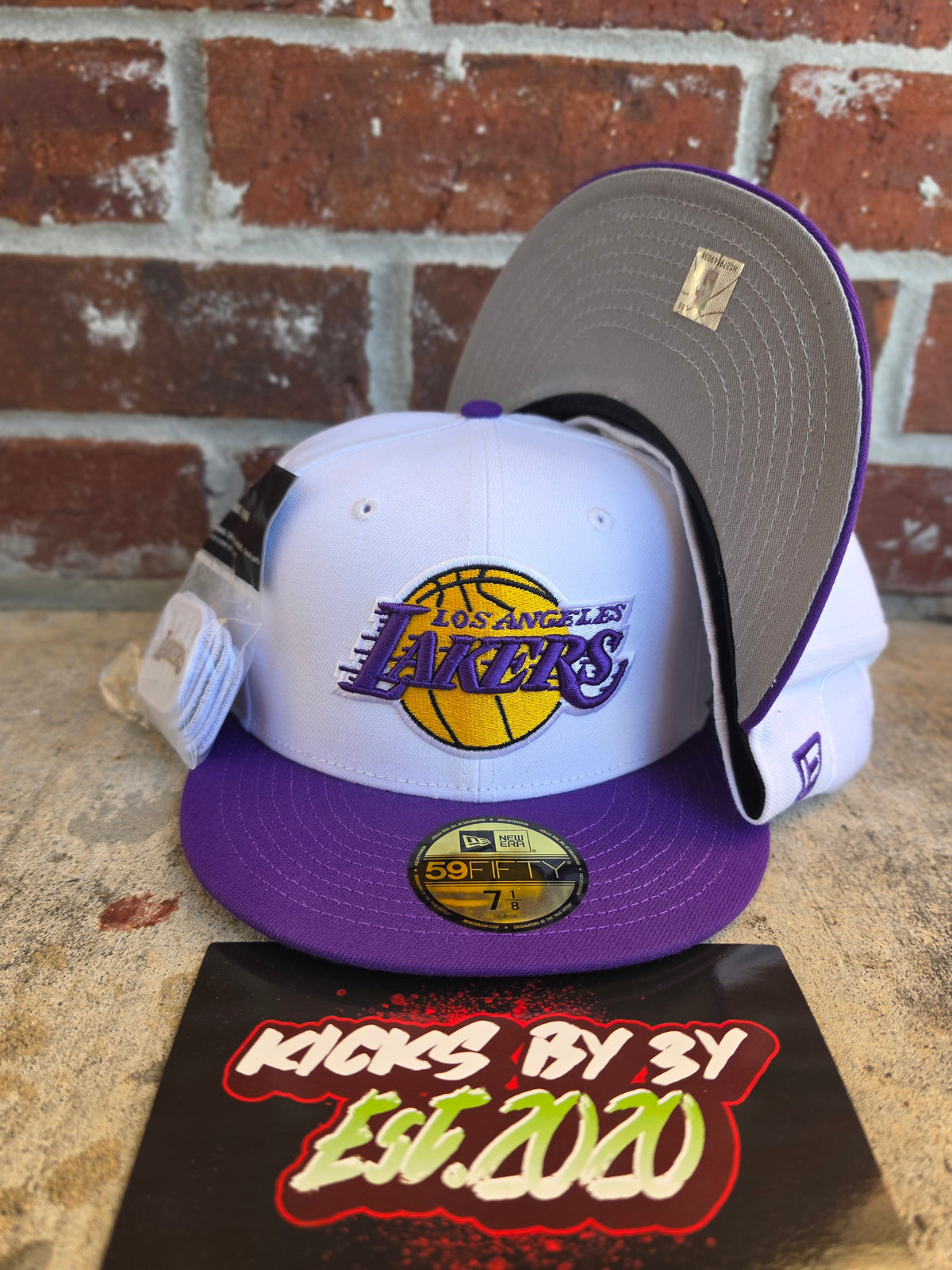 New Era 59Fifty Fitted  "LOS ANGELES LAKERS" 60968026 PATCHES PACK