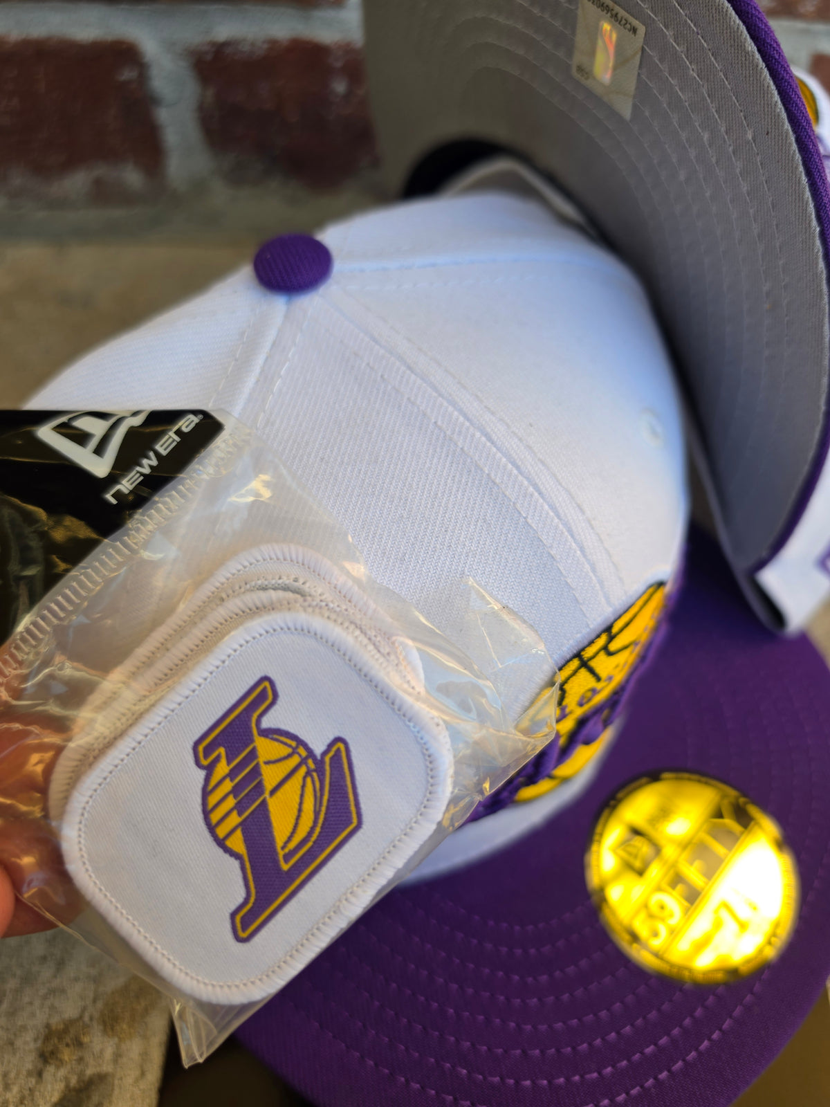 New Era 59Fifty Fitted  "LOS ANGELES LAKERS" 60968026 PATCHES PACK