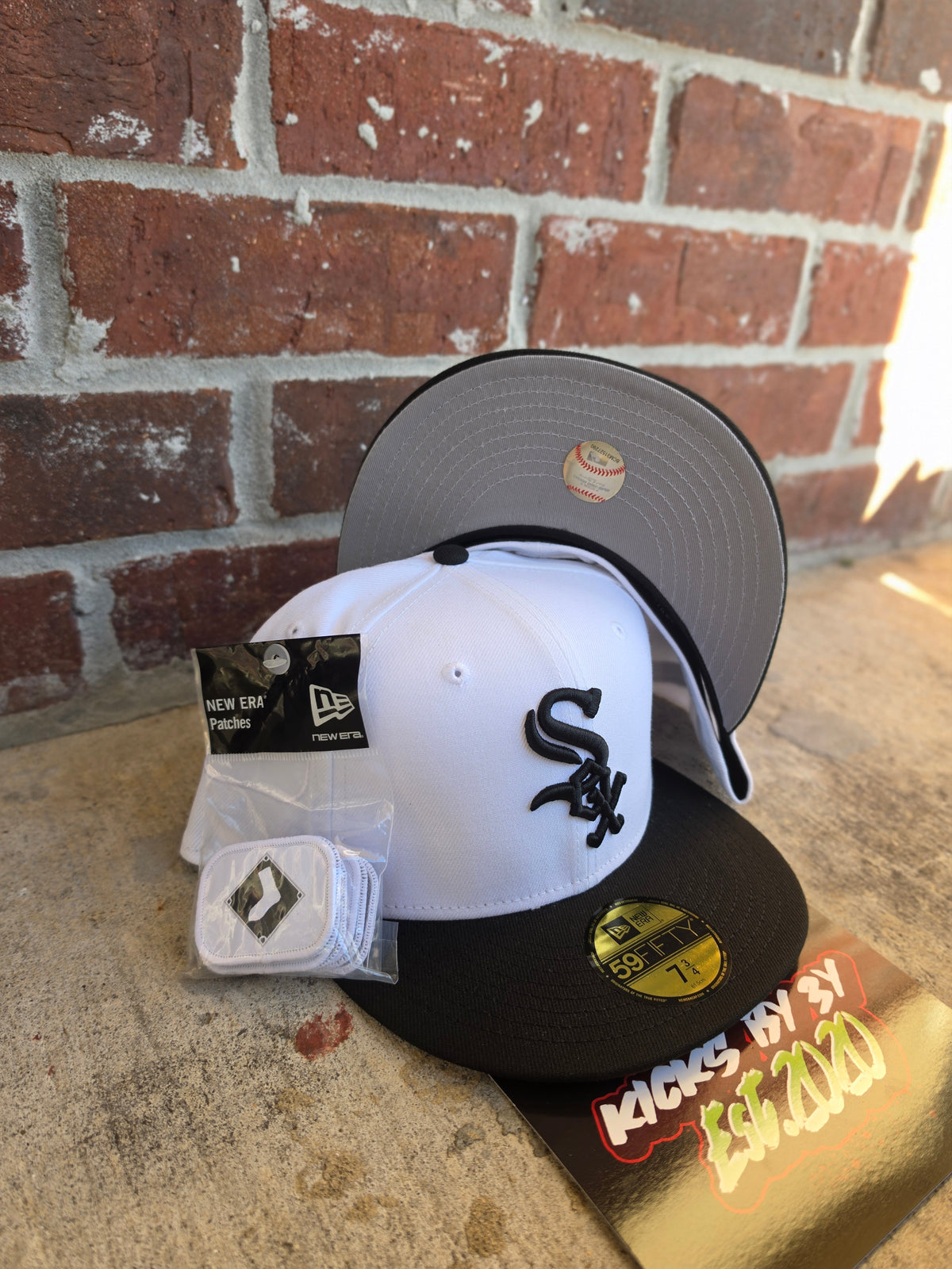 New Era 59Fifty Fitted  "CHICAGO WHITE SOX" 60968024 PATCHES PACK