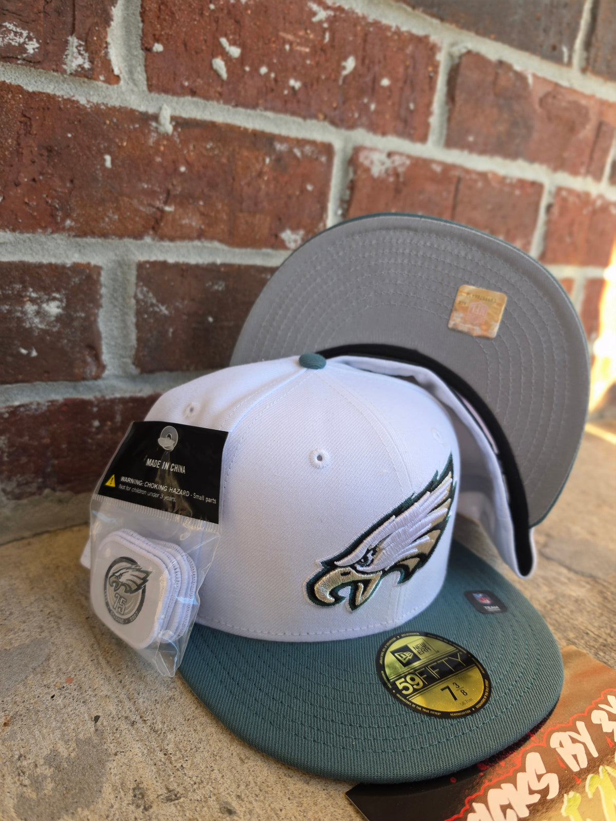 New Era 59Fifty Fitted  "PHILADELPHIA EAGLES" 60968018 PATCHES PACK