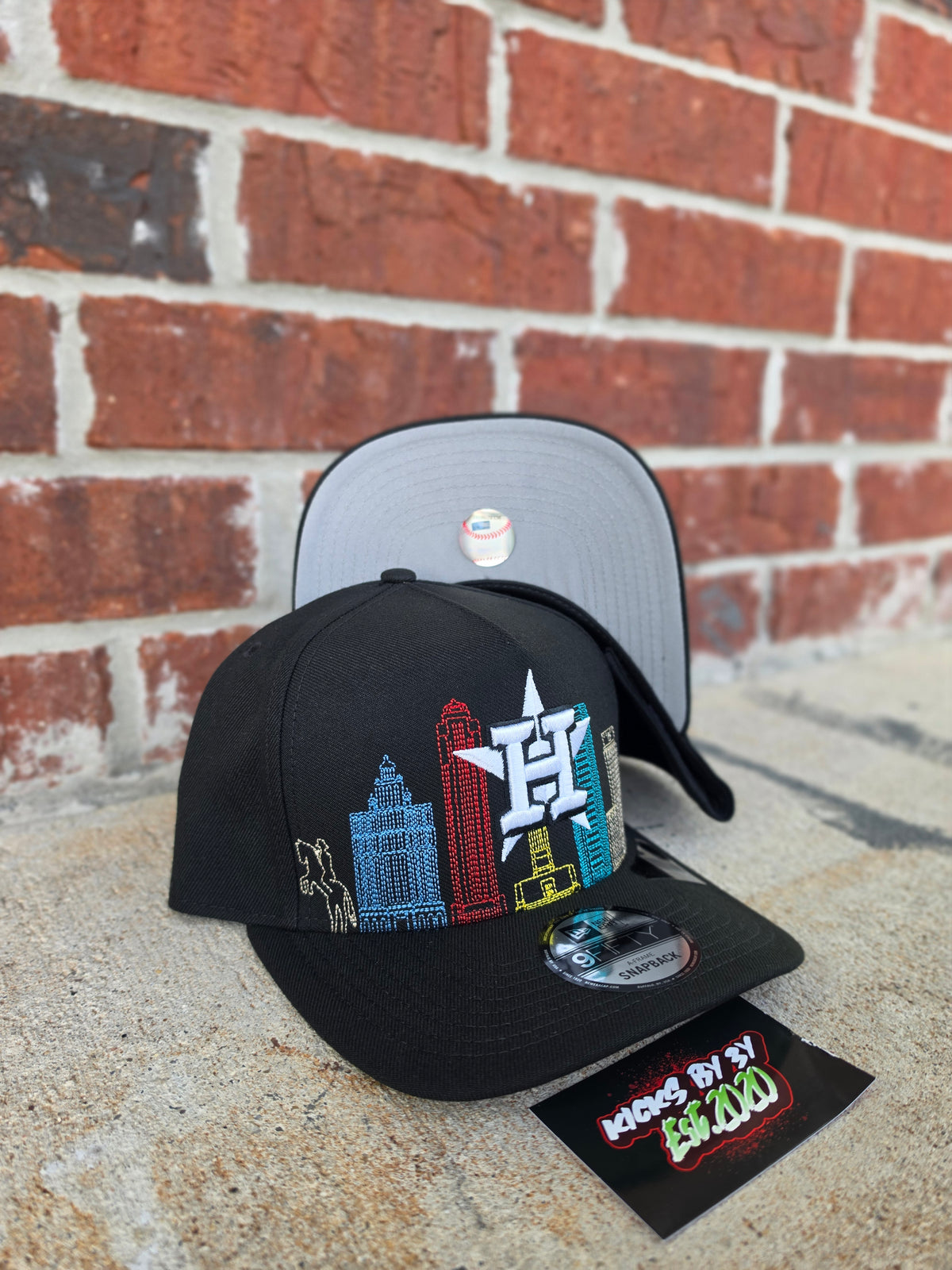 New Era 9Fifty A-Frame Snapback "Houston Astrors" 60967687 City Skyline