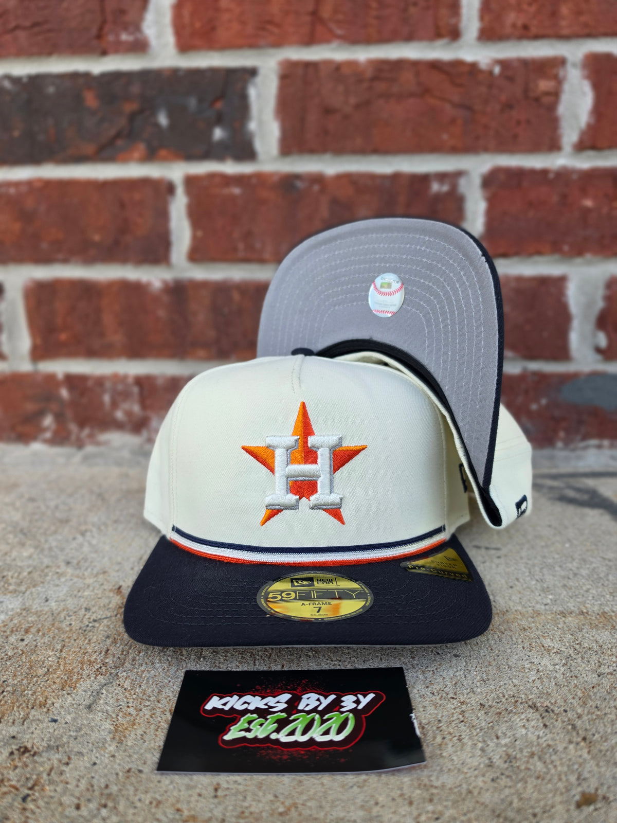 New Era 59Fifty Fitted A-Frame "Houston Astros" 60931642 Vintage Stripe