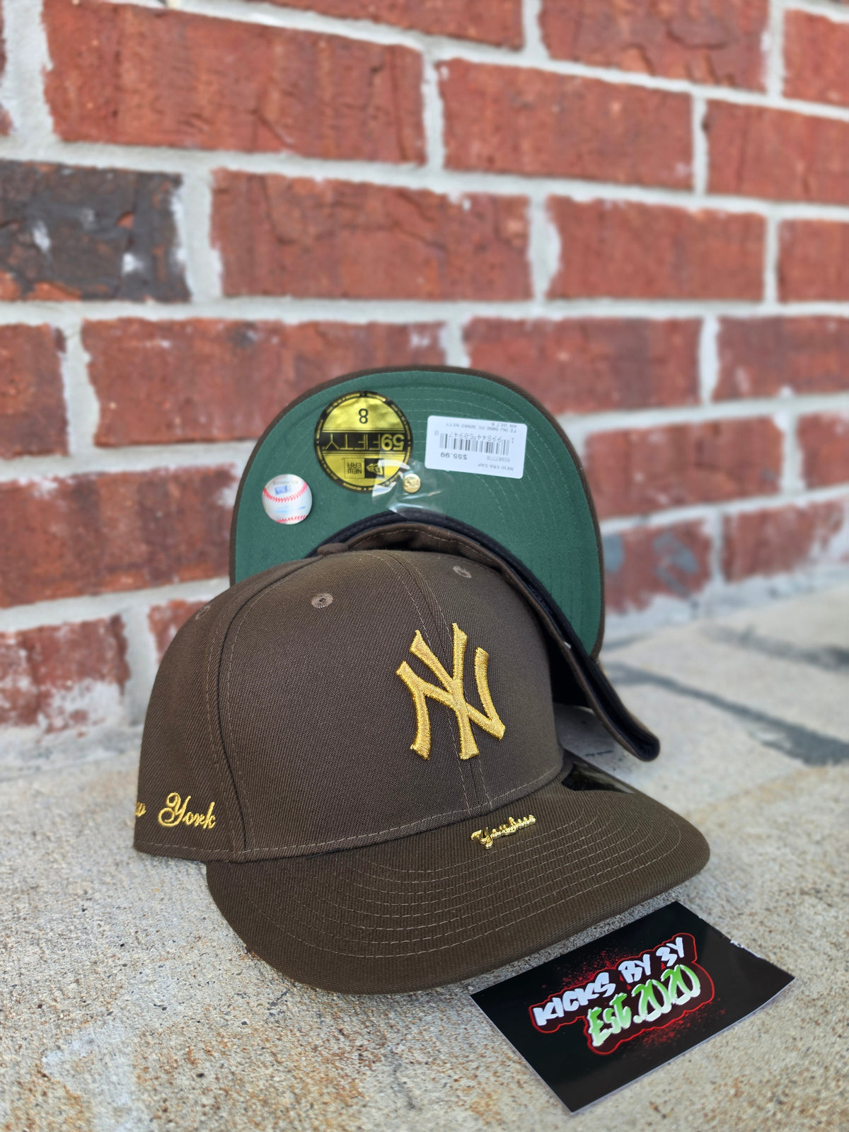 New Era 59Fifty A-Frame Brown"New York Yankees" Visor Pin 60967778