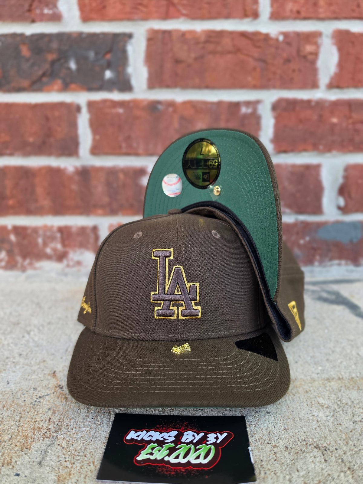 New Era 59Fifty A-Frame Brown "Los Angeles Dodgers" Visor Pin 60967780