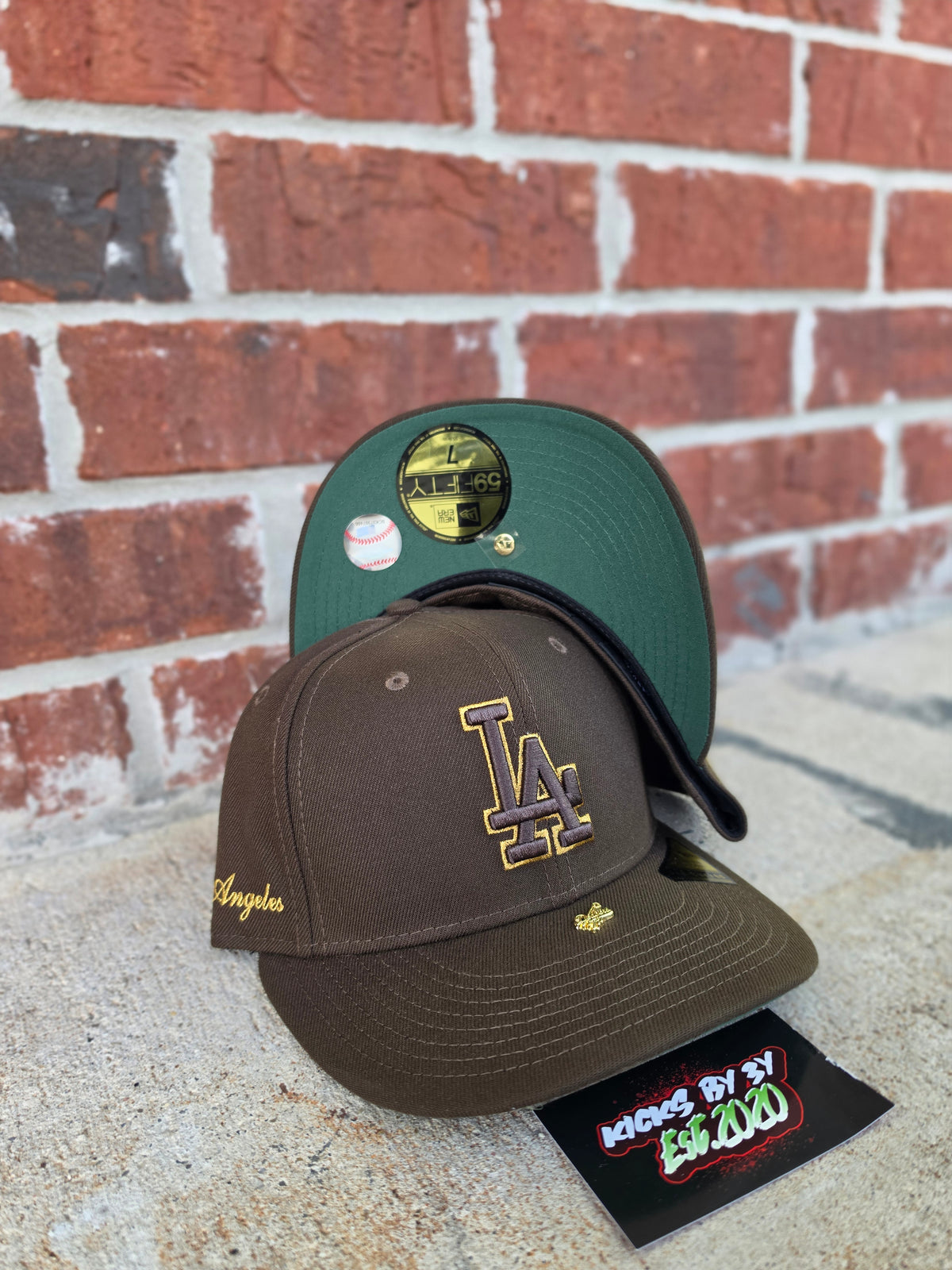 New Era 59Fifty A-Frame Brown "Los Angeles Dodgers" Visor Pin 60967780