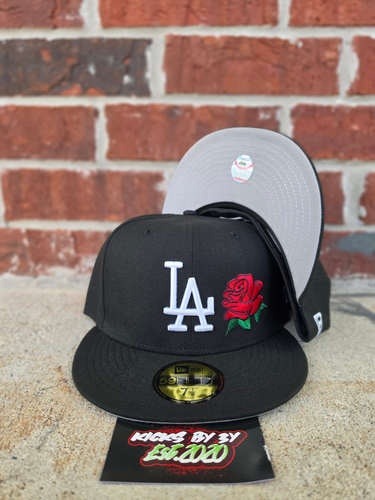 New Era 59Fifty Fitted "Los Angeles Dodgers" Red Roses