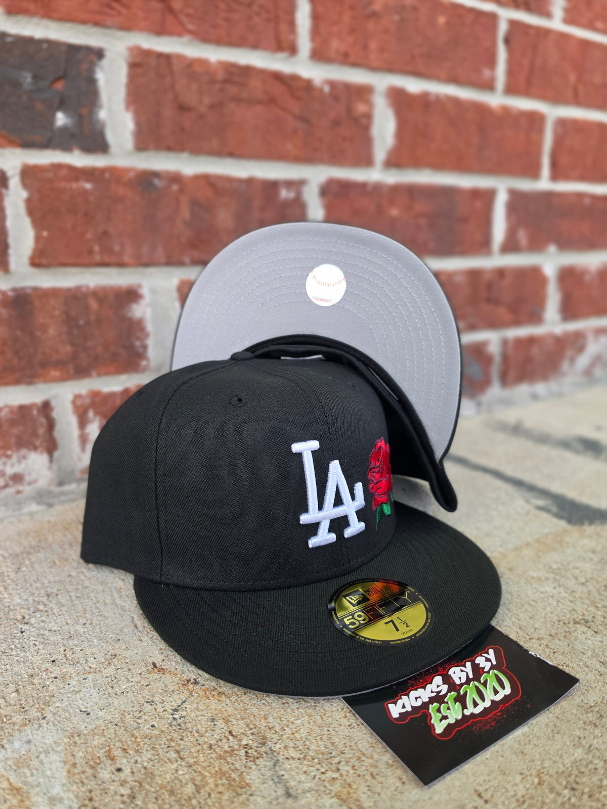 New Era 59Fifty Fitted "Los Angeles Dodgers" Red Roses