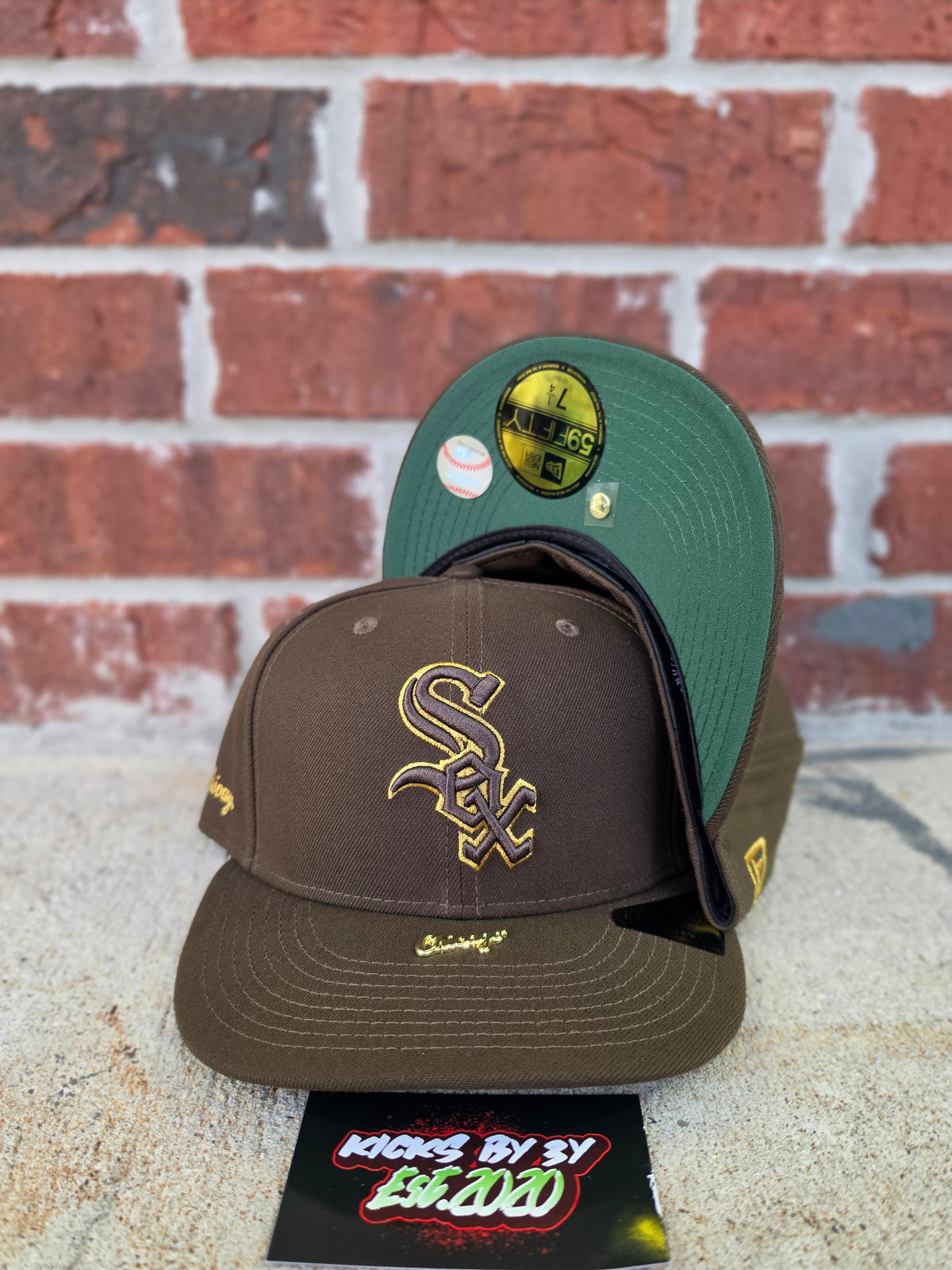 New Era 59Fifty A-Frame Brown "Chicago White Sox" Visor Pin 60967764