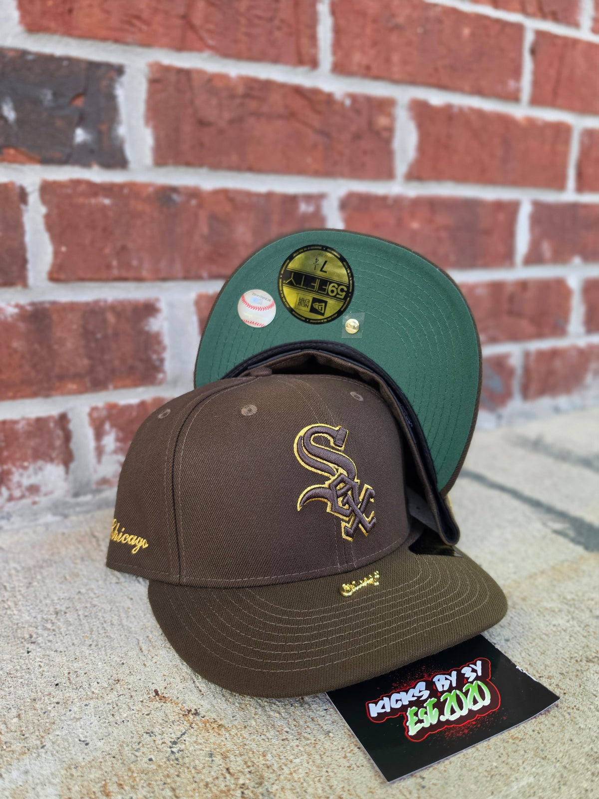 New Era 59Fifty A-Frame Brown "Chicago White Sox" Visor Pin 60967764
