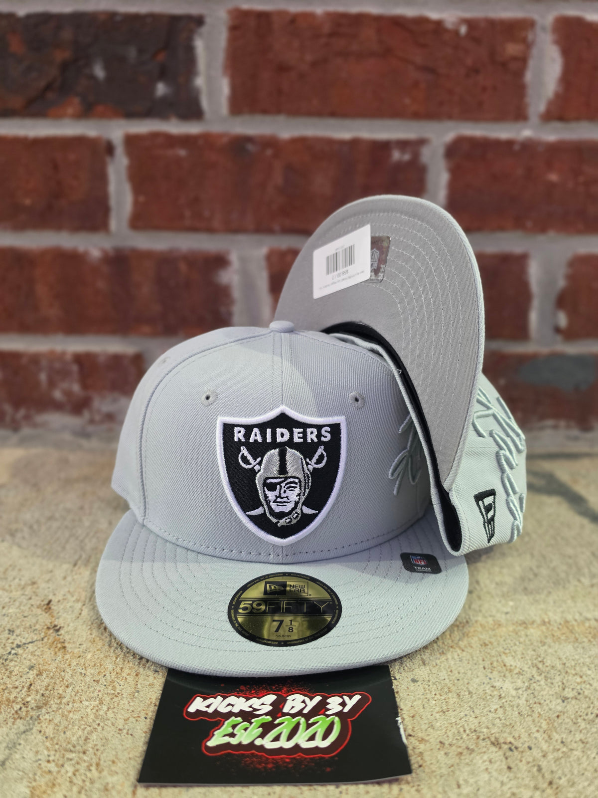 New Era 59Fifty Fitted "Las Vegas Raiders" 60932299 SIde Script