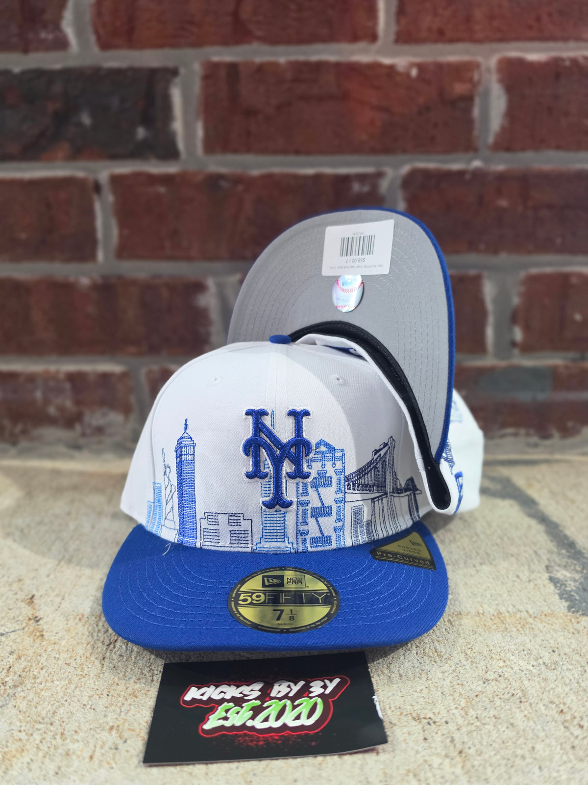 New Era 59Fifty Fitted "New York Mets" 60967660 Blue Skyline