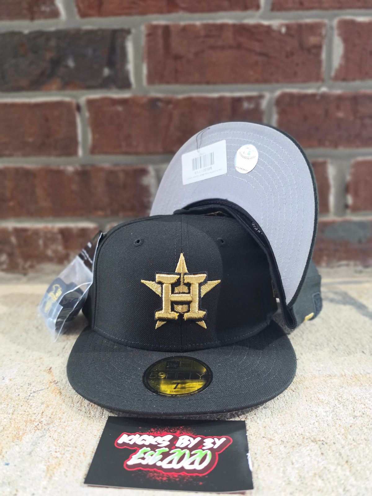 New Era 59Fifty Fitted Black "Houston Astros" 60968023 PATCHES PACK