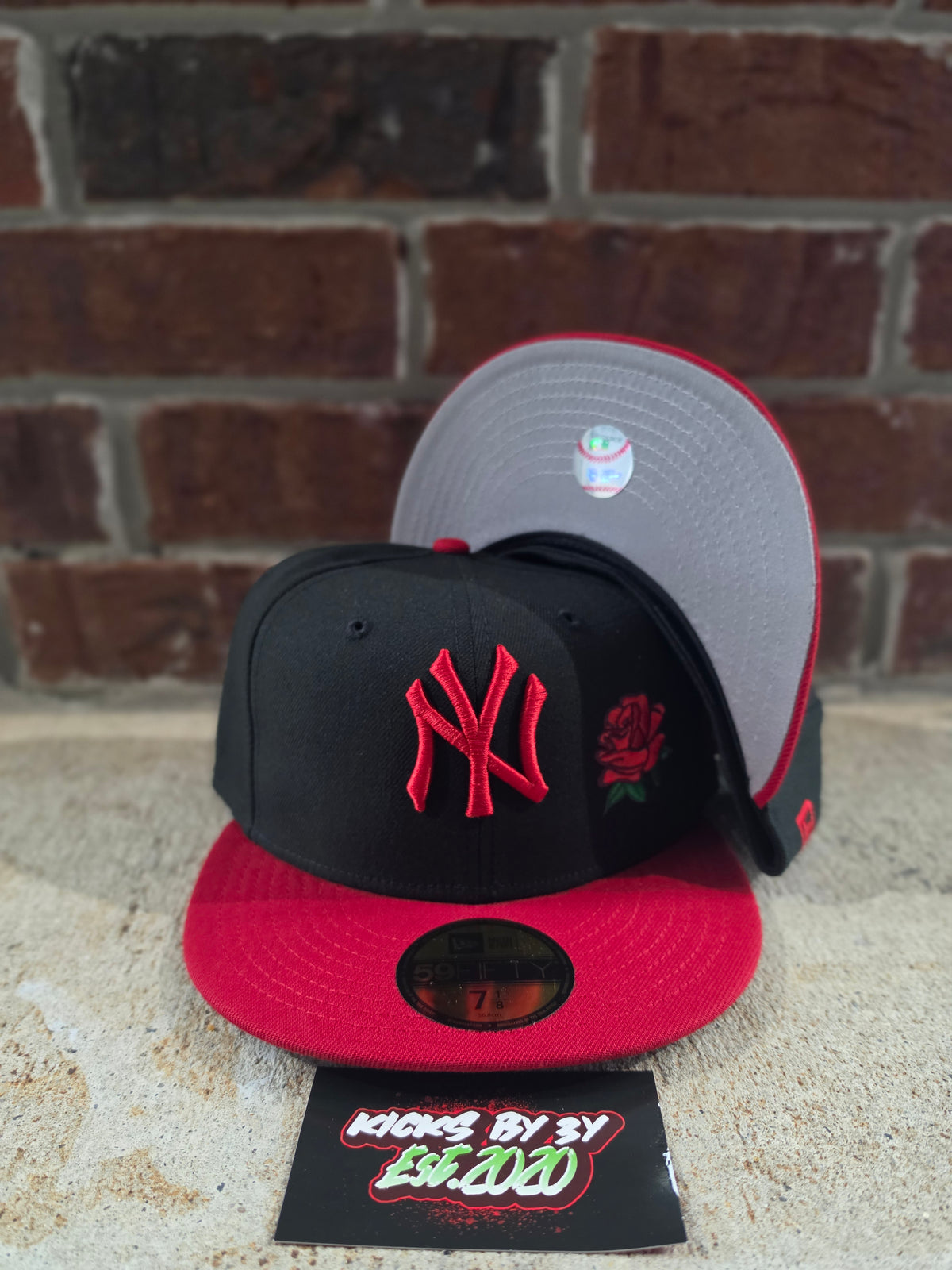 New Era 59Fifty Fitted "New York Yankees" Red Roses