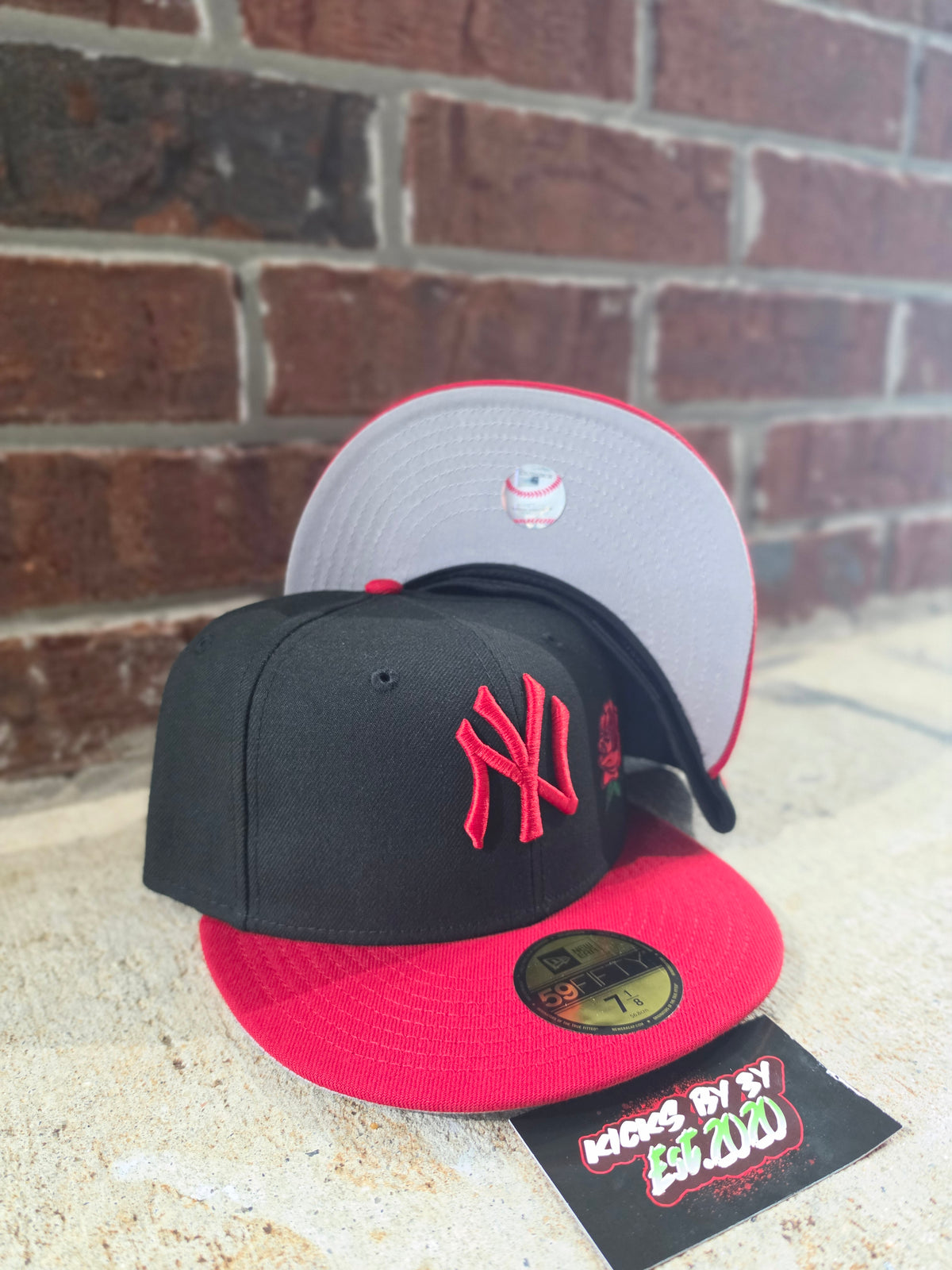 New Era 59Fifty Fitted "New York Yankees" Red Roses