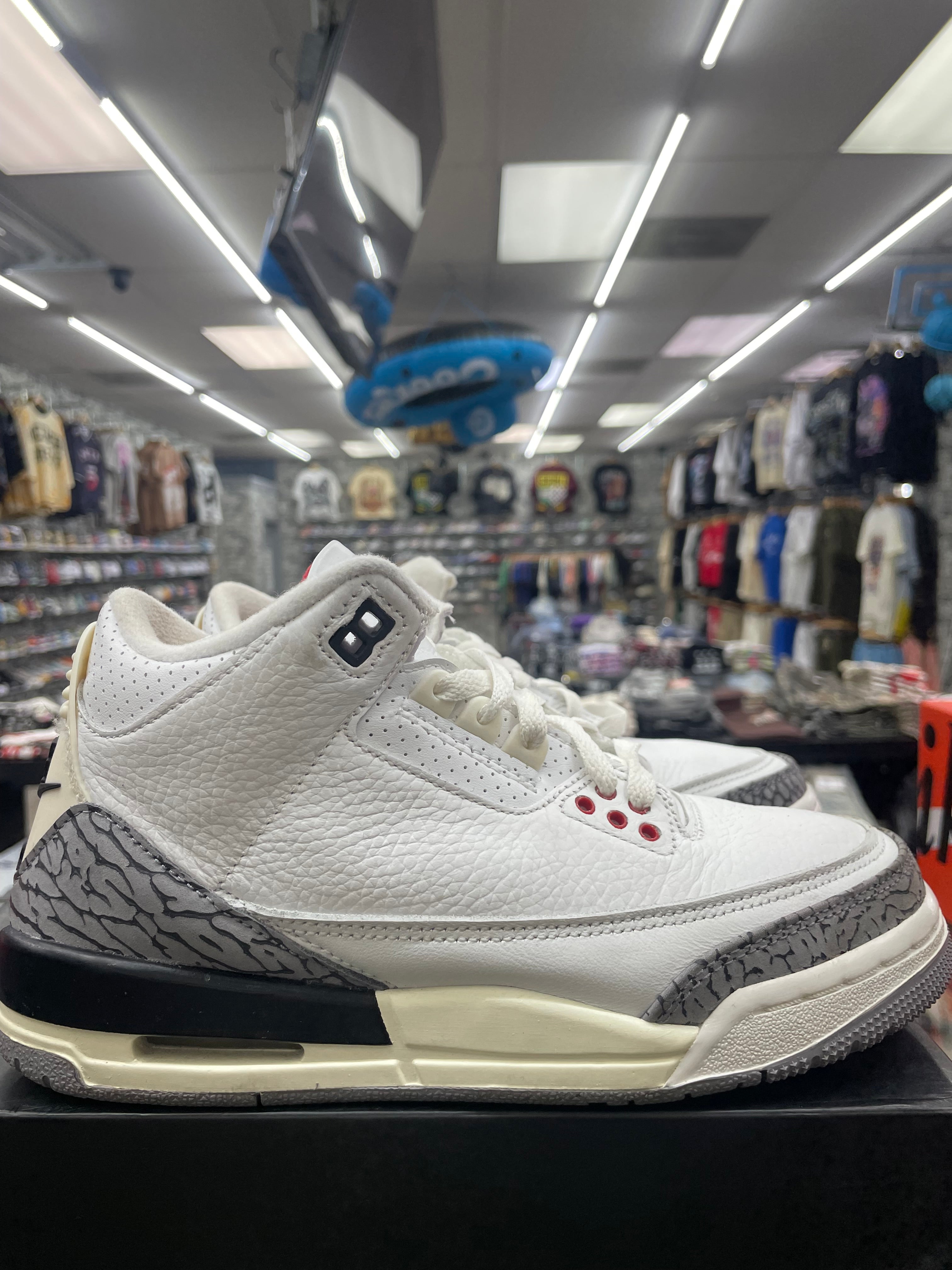 Air Jordan Retro 3 "White Cement Reimagined" *Size 6 Preowned*