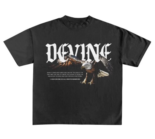 Devine “Flying Eagle” Tee (Black)