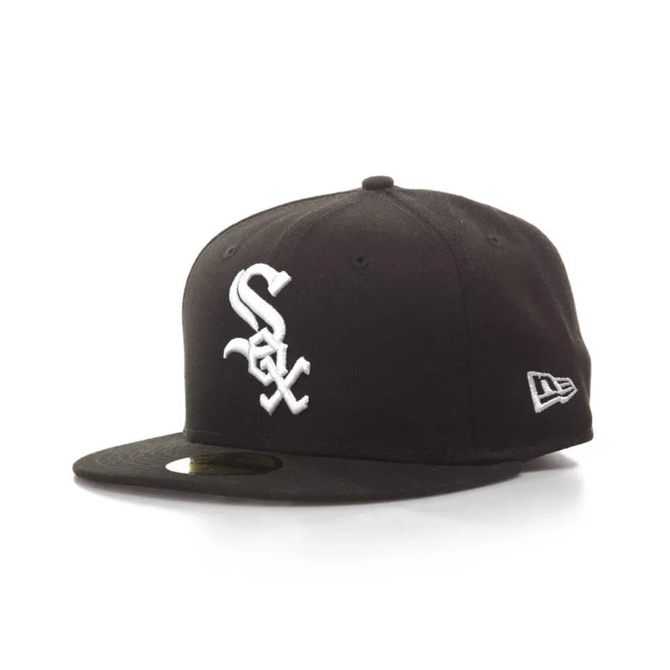 New Era 59Fifty Fitted "Chicago White Sox" (Black/White)