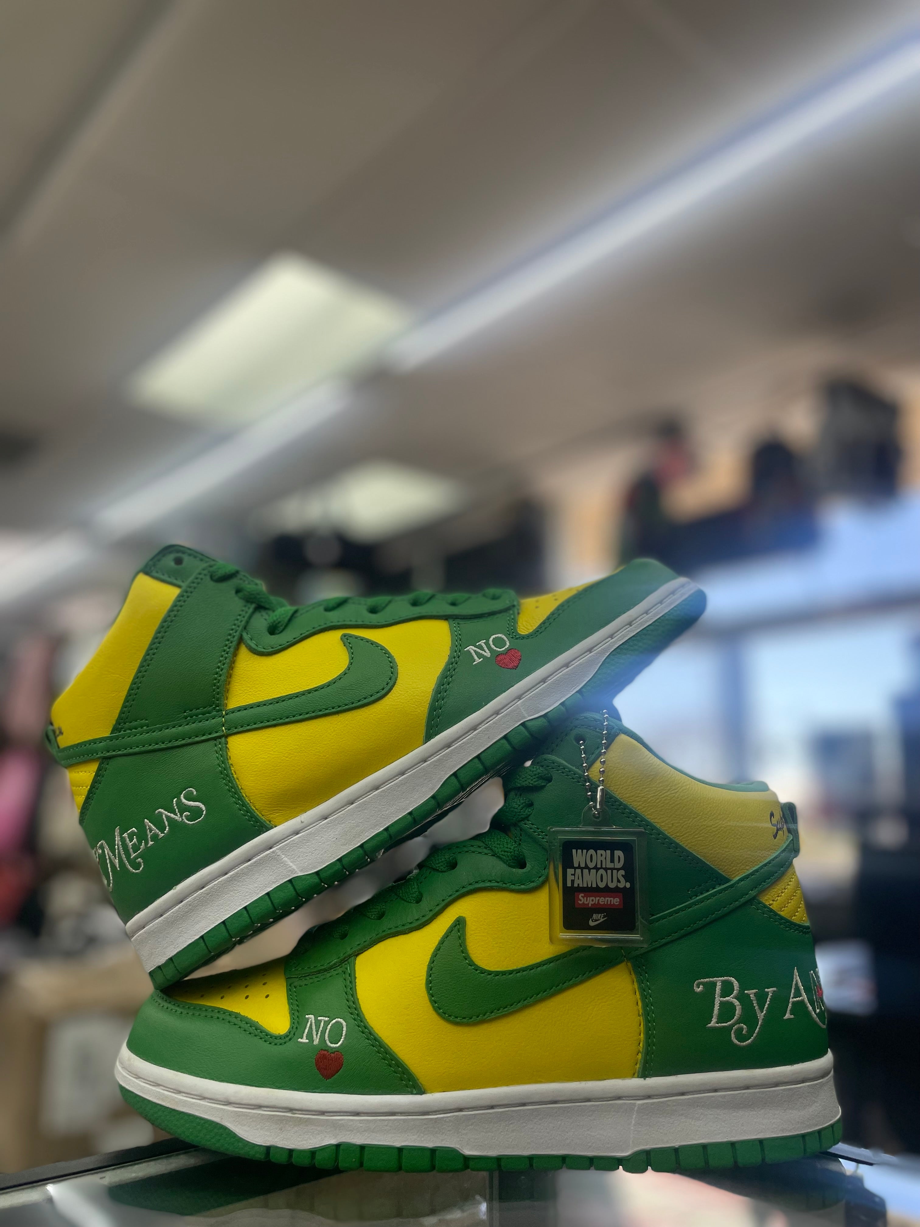 Nike SB Dunk HIgh “Supreme By Any Means Brazil”