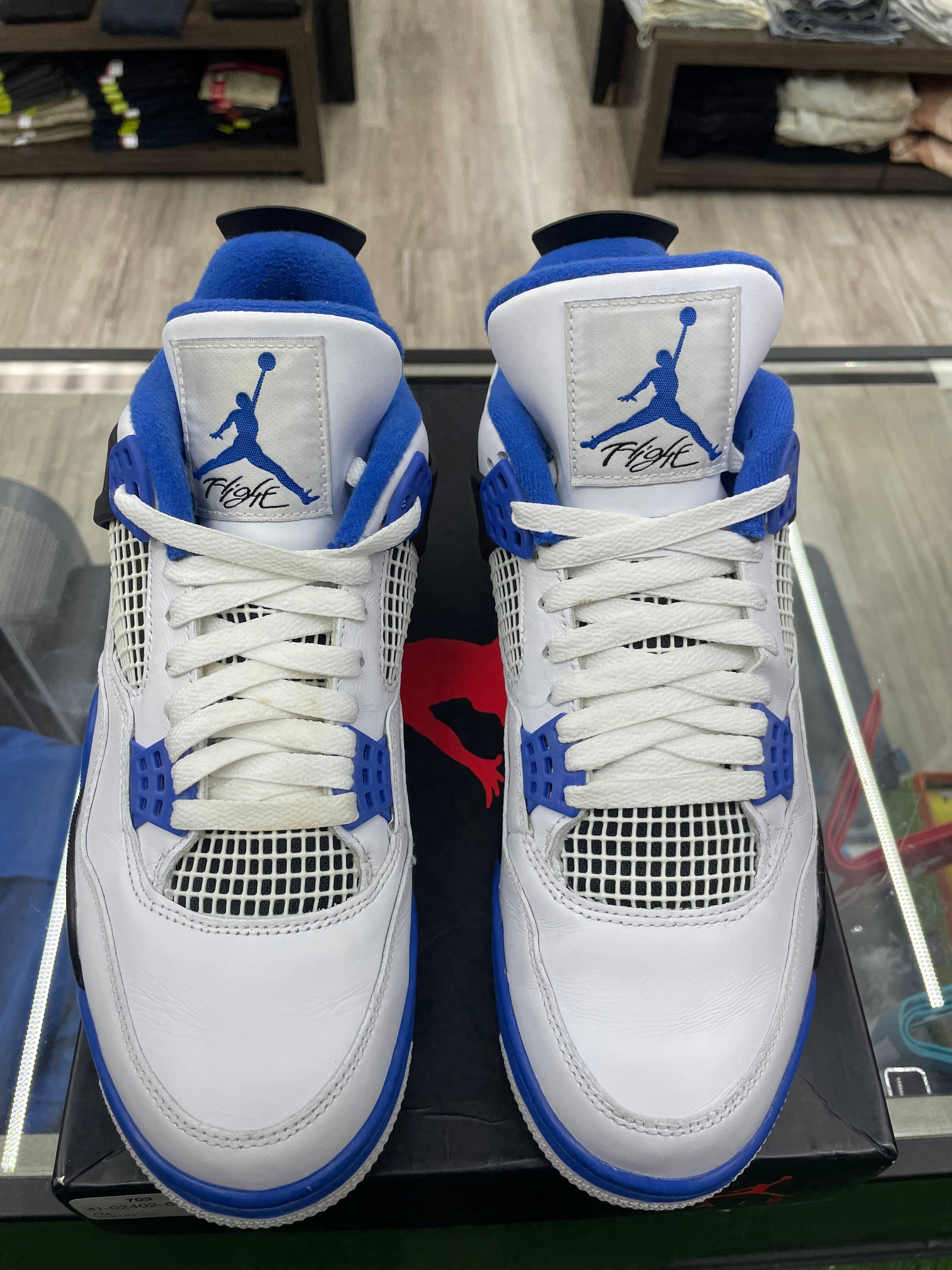 Air Jordan Retro 4 “Motorsports” *Size 10 Preowned*