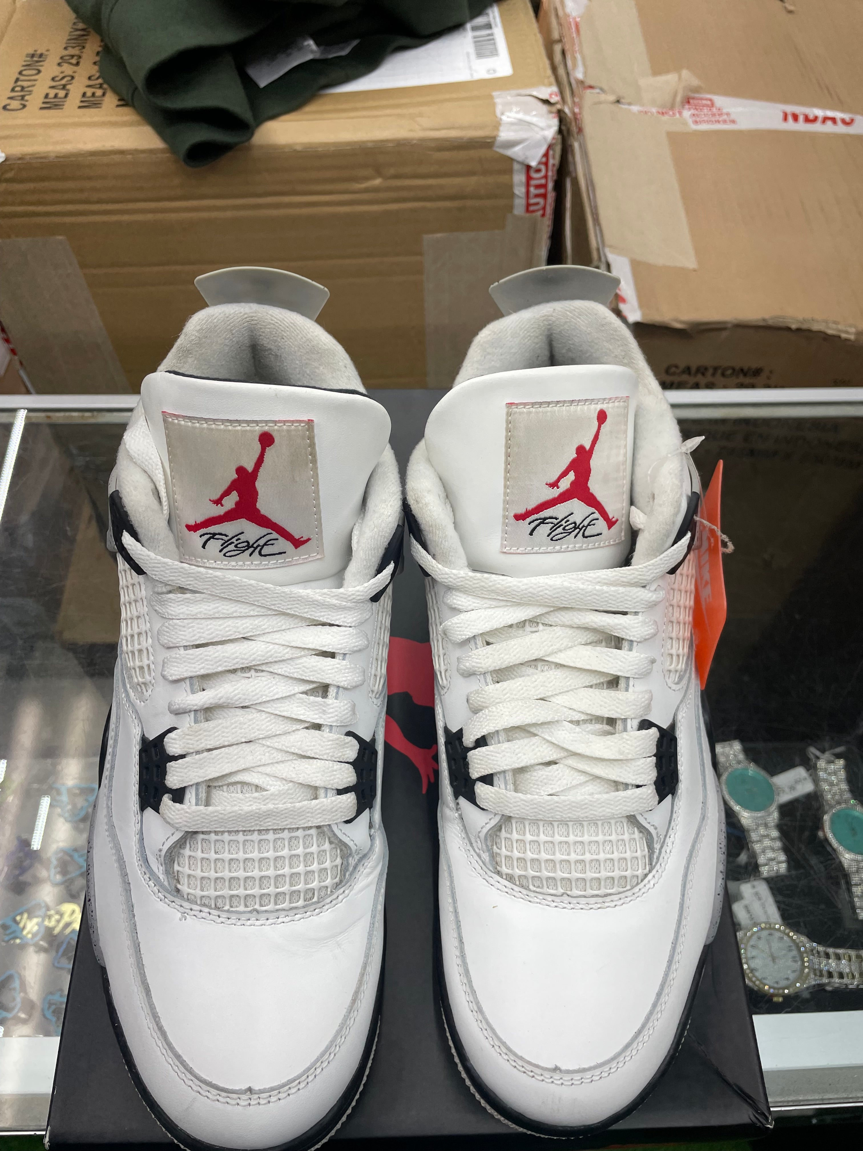 Air Jordan Retro 4 “White Cement ” *Size 10.5  Preowned*