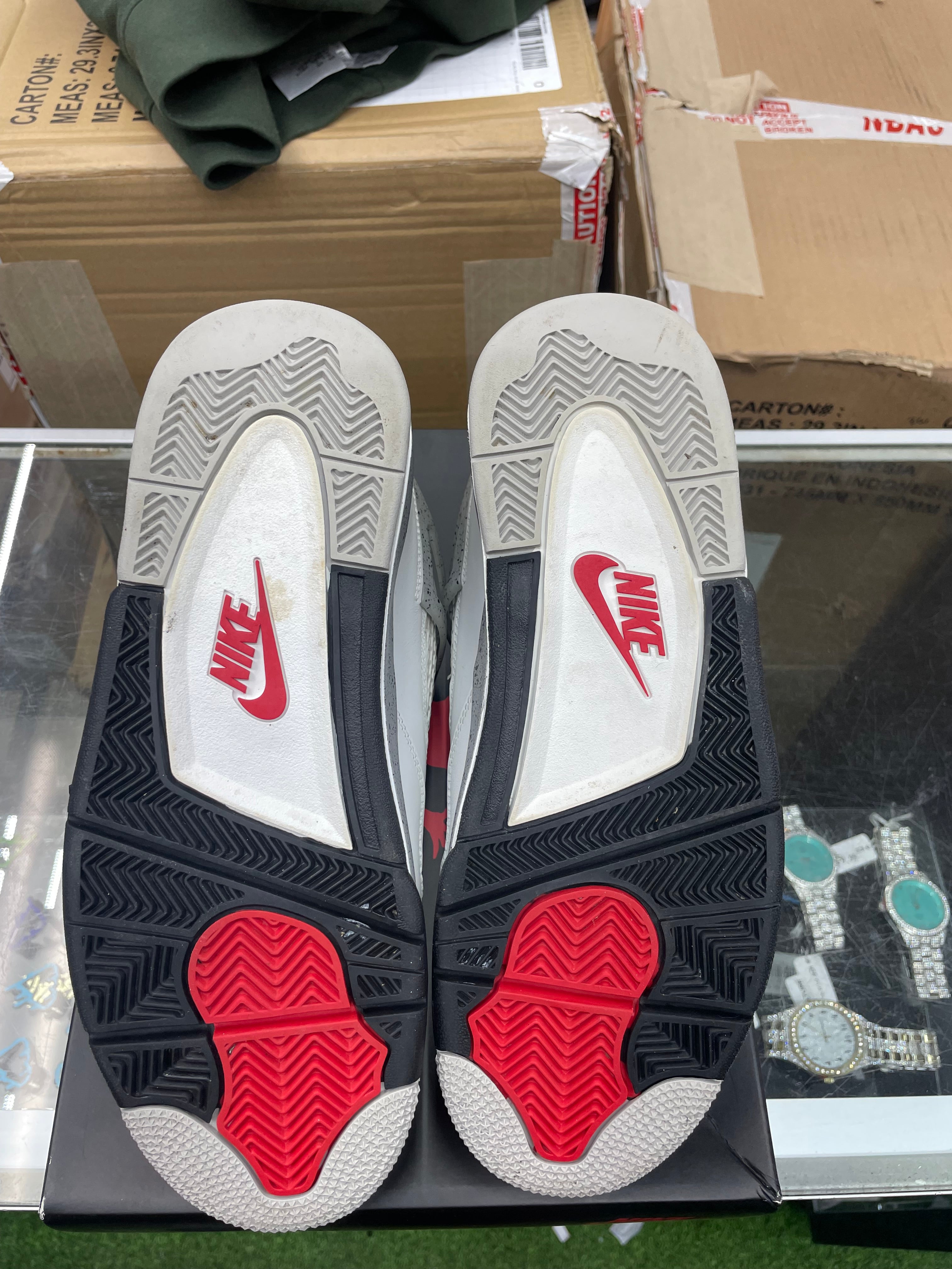 Air Jordan Retro 4 “White Cement ” *Size 10.5  Preowned*