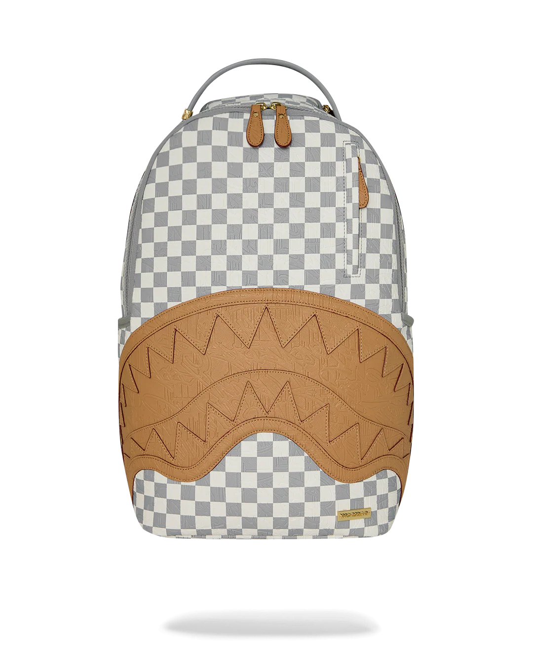 Sprayground "EMBOSSED CREAM CHECK BACKPACK"