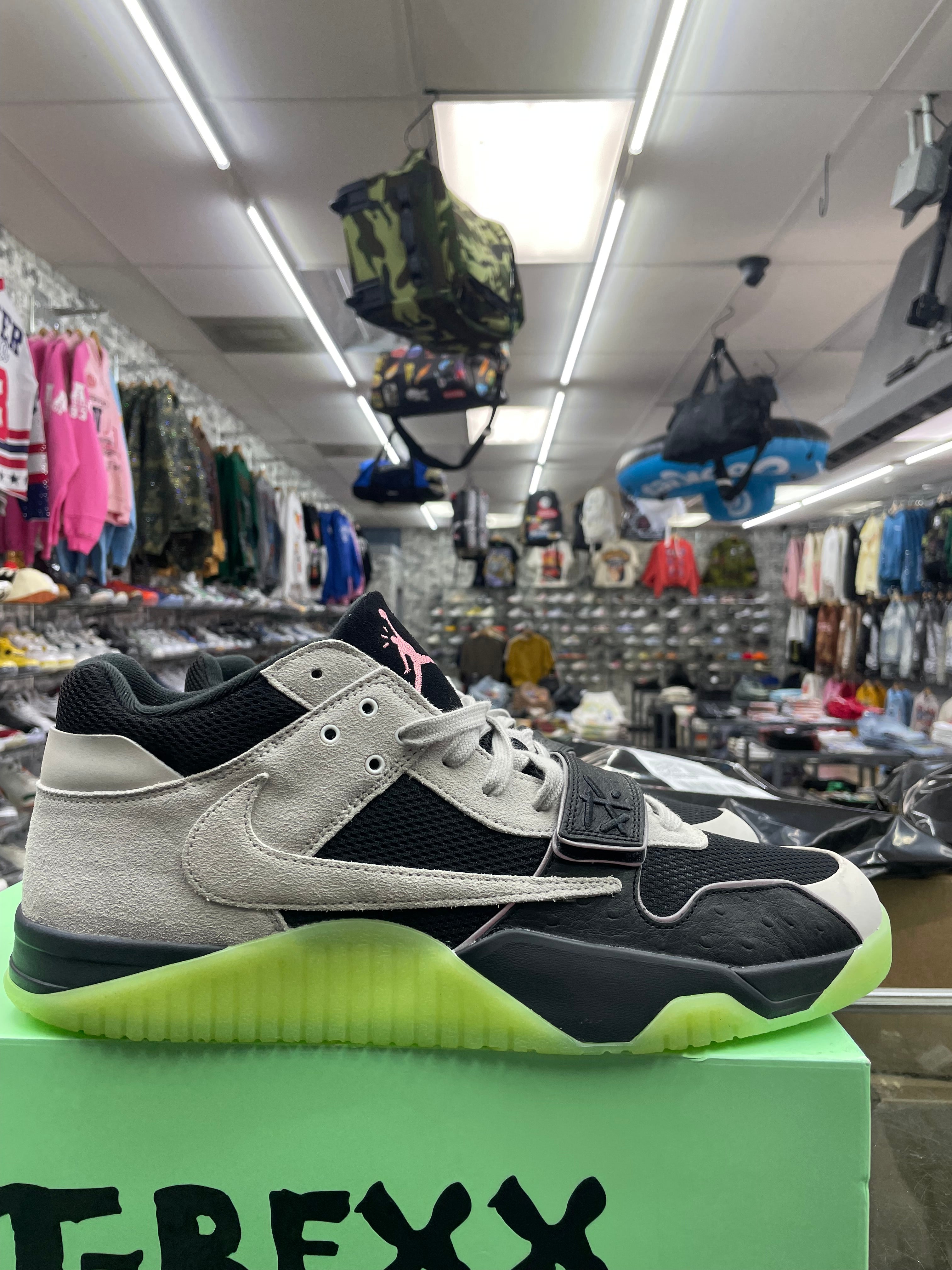 Air Jordan Jumpman Jack “Travis Scott X Chase B Black Night Silver” *Size 14 Preowned*