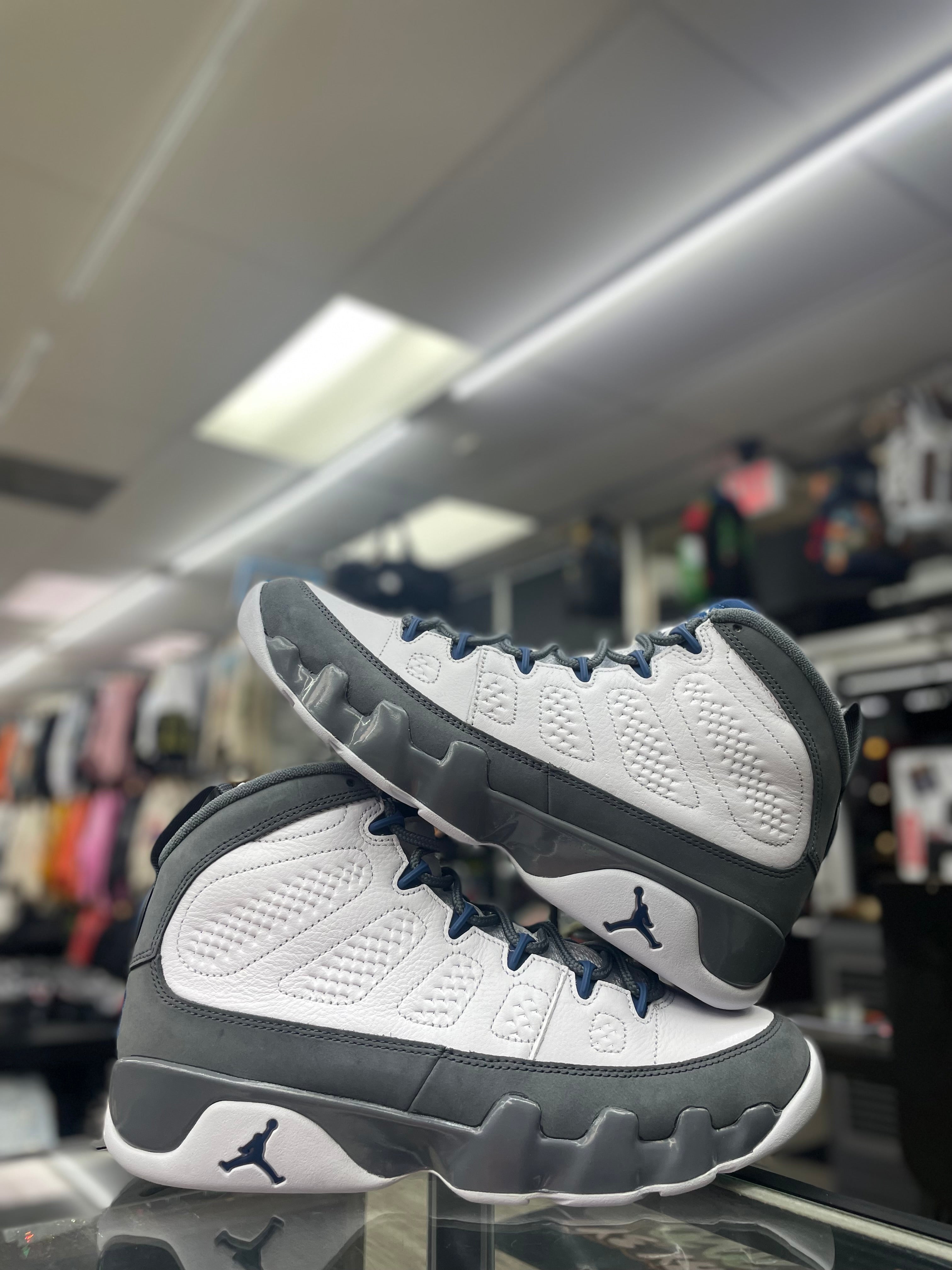 Air Jordan Retro 9 “Flint Grey French Blue”