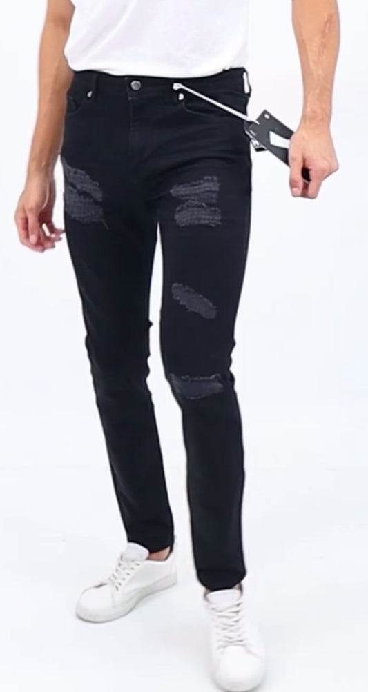 Fantic Denim “Black Cut” Skinny Jeans