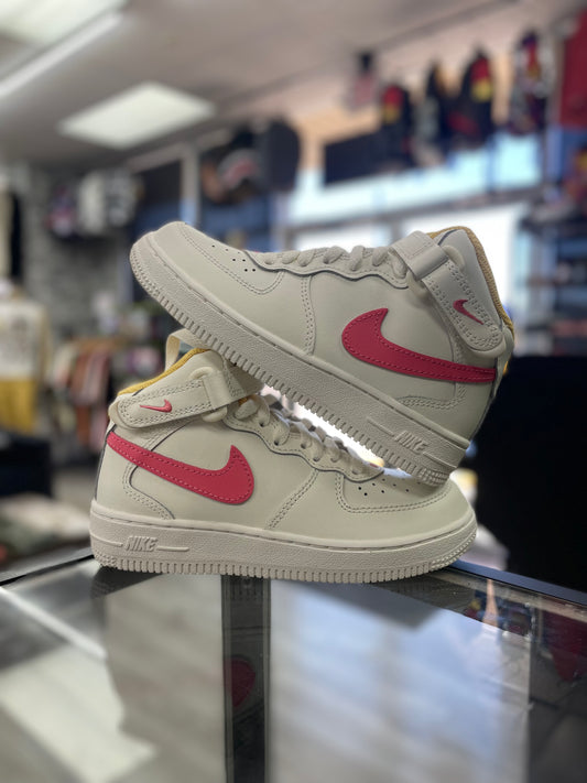 Nike Air Force 1 Low “Pink/Cream” (PS)