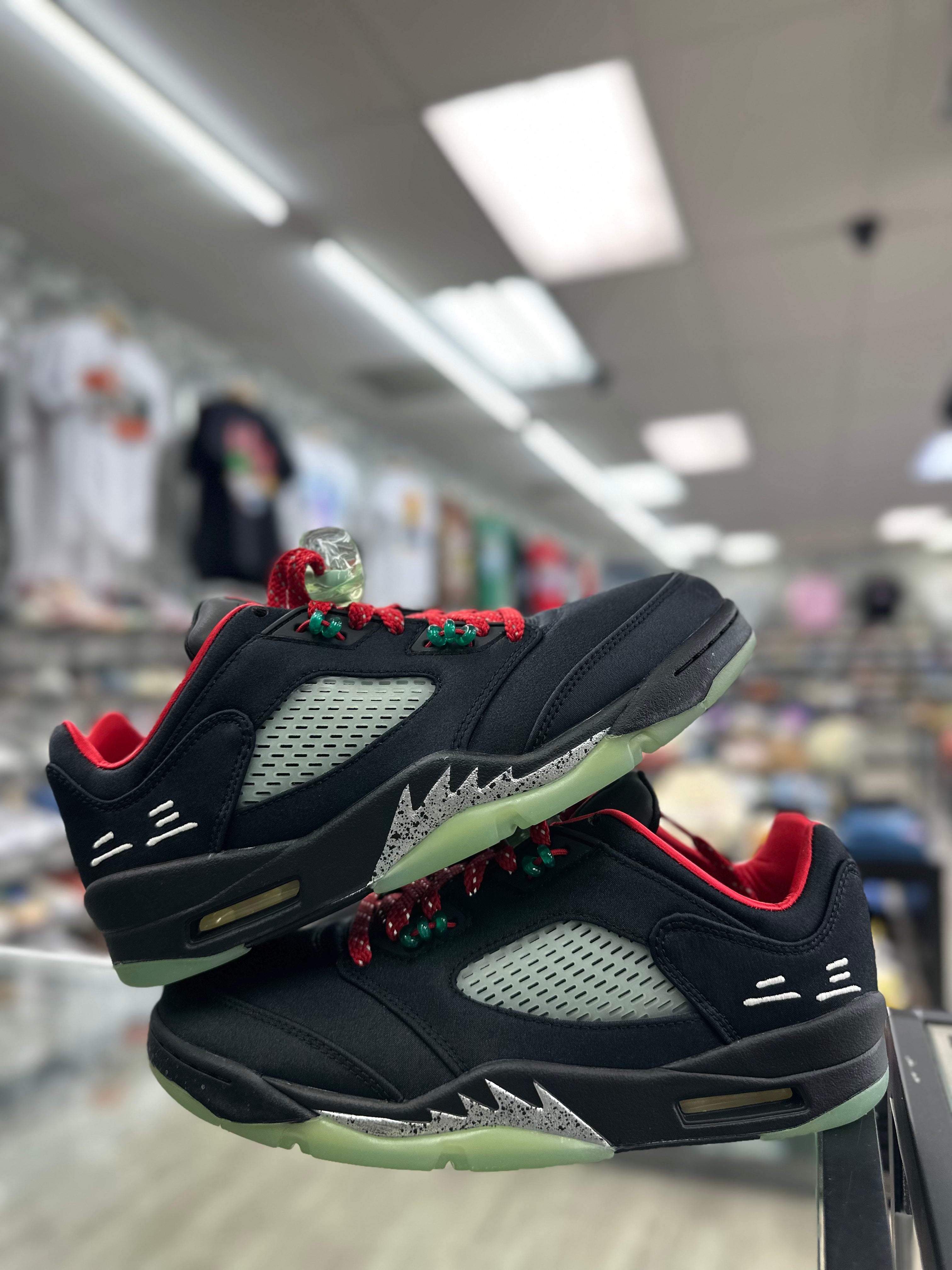 Air Jordan Retro 5 Low X CLOT "Jade"