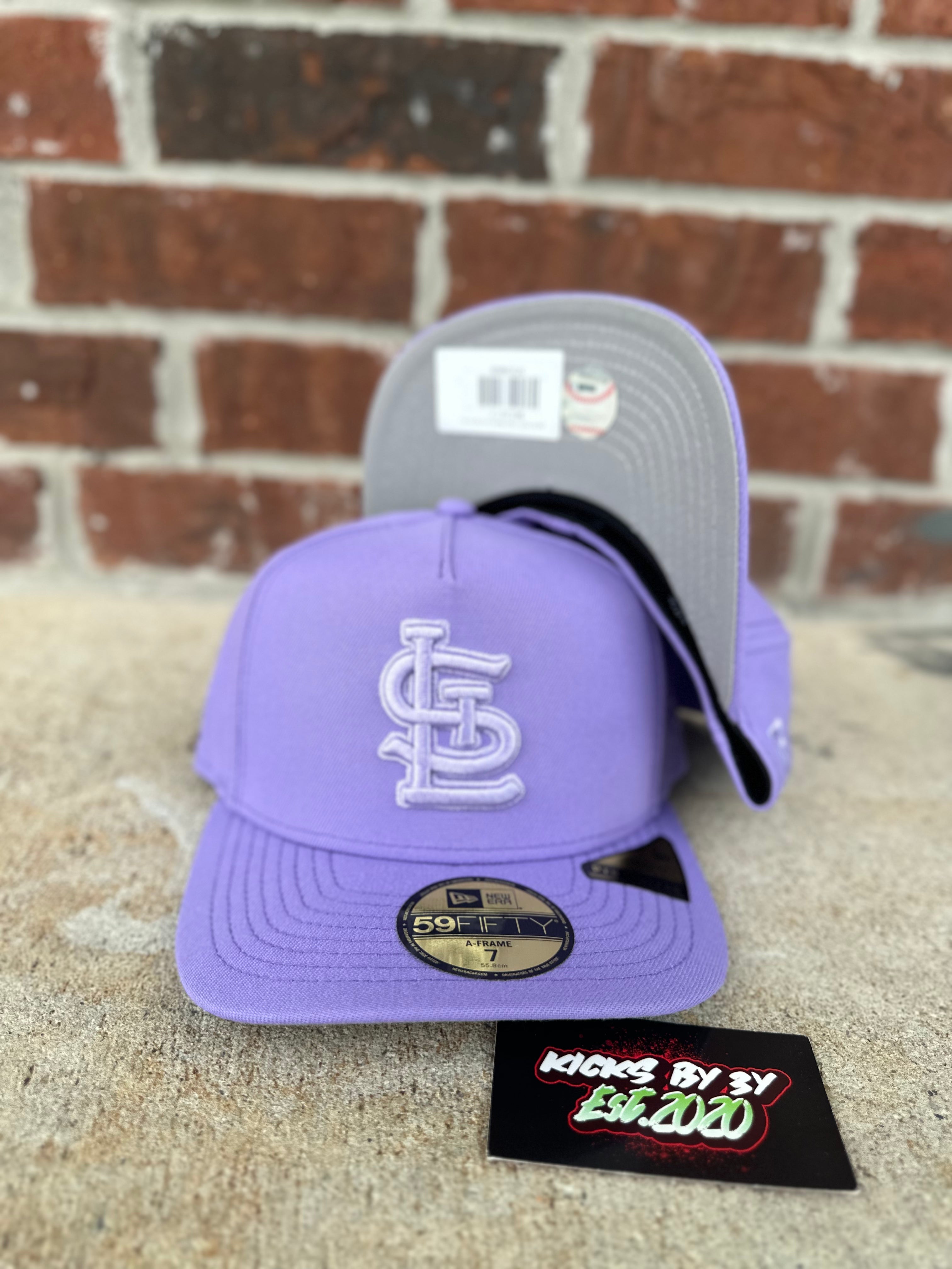 New Era 59 FIFTY Fitted "Saint Louis Cardinals" Purple Color Pack Pre-Curved A-Frame (60616261)