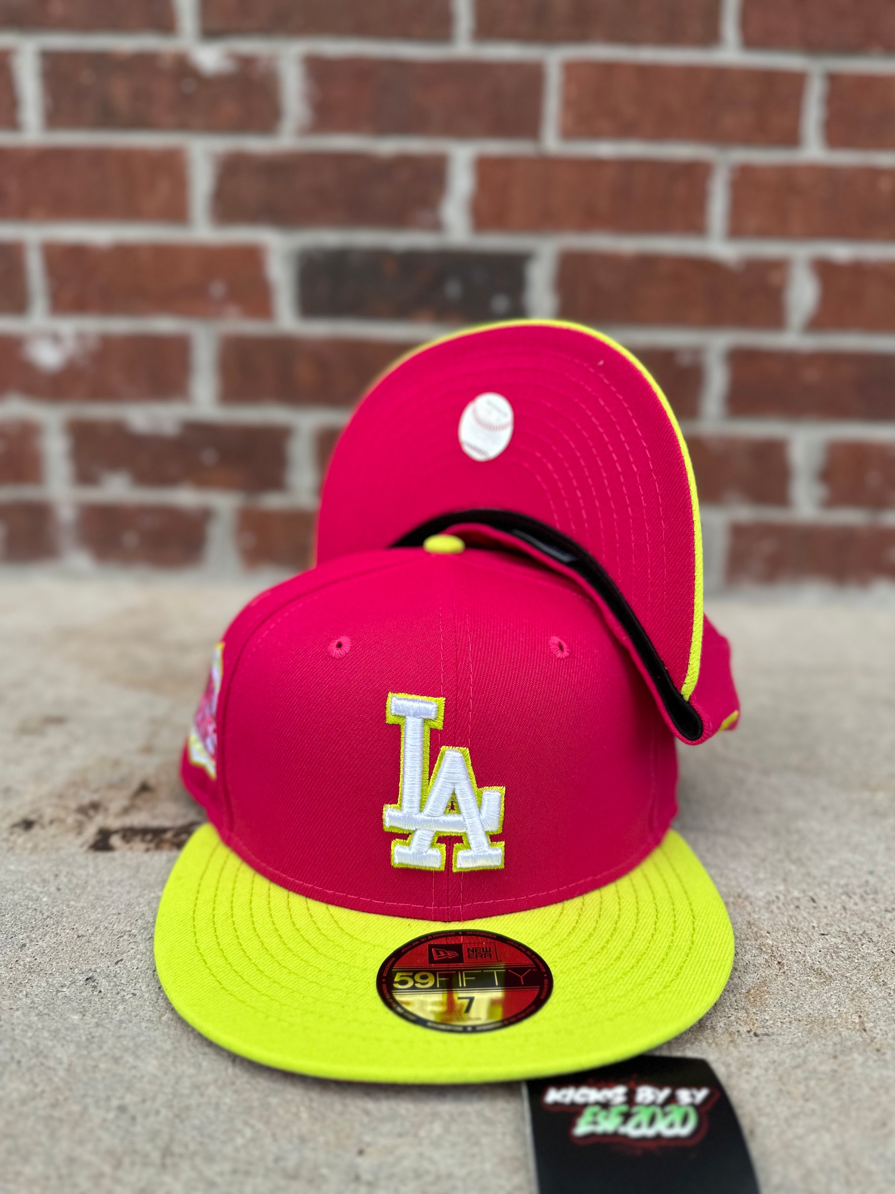New Era 59 FIFTY Fitted "Los Angeles Dodgers" 2020 World Series Pink/Green