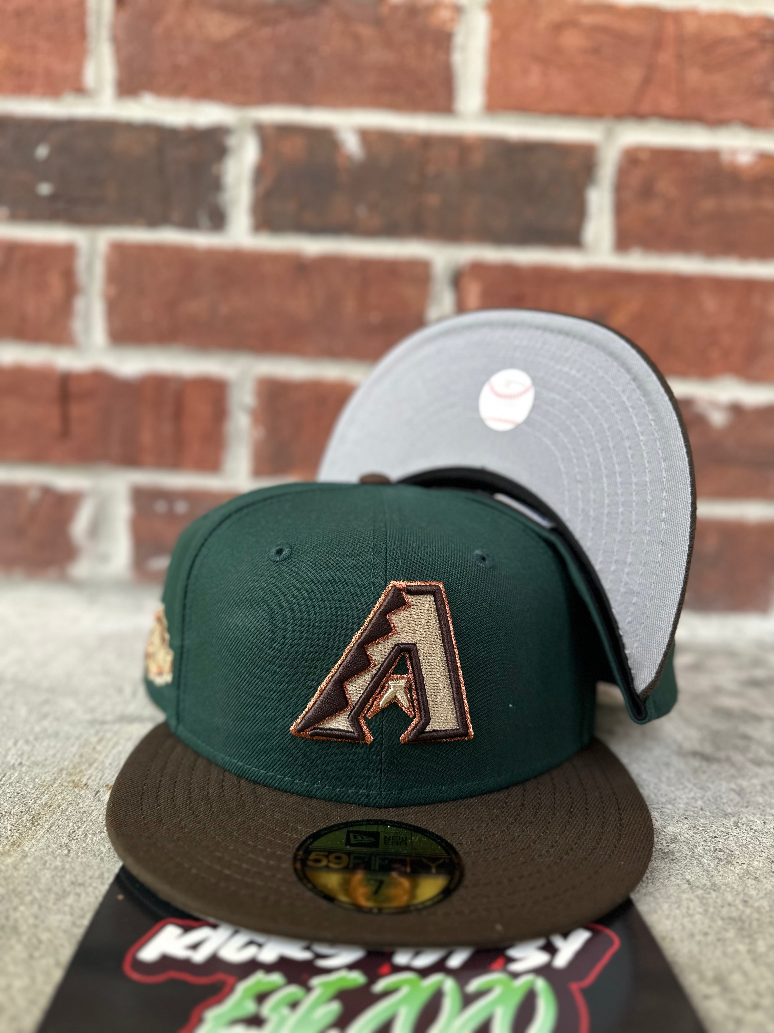 New Era 59 FIFTY Fitted "ARIZONA DIAMOND BACKS" MLB ALL STAR GAME BROWN/EMERALD GREEN